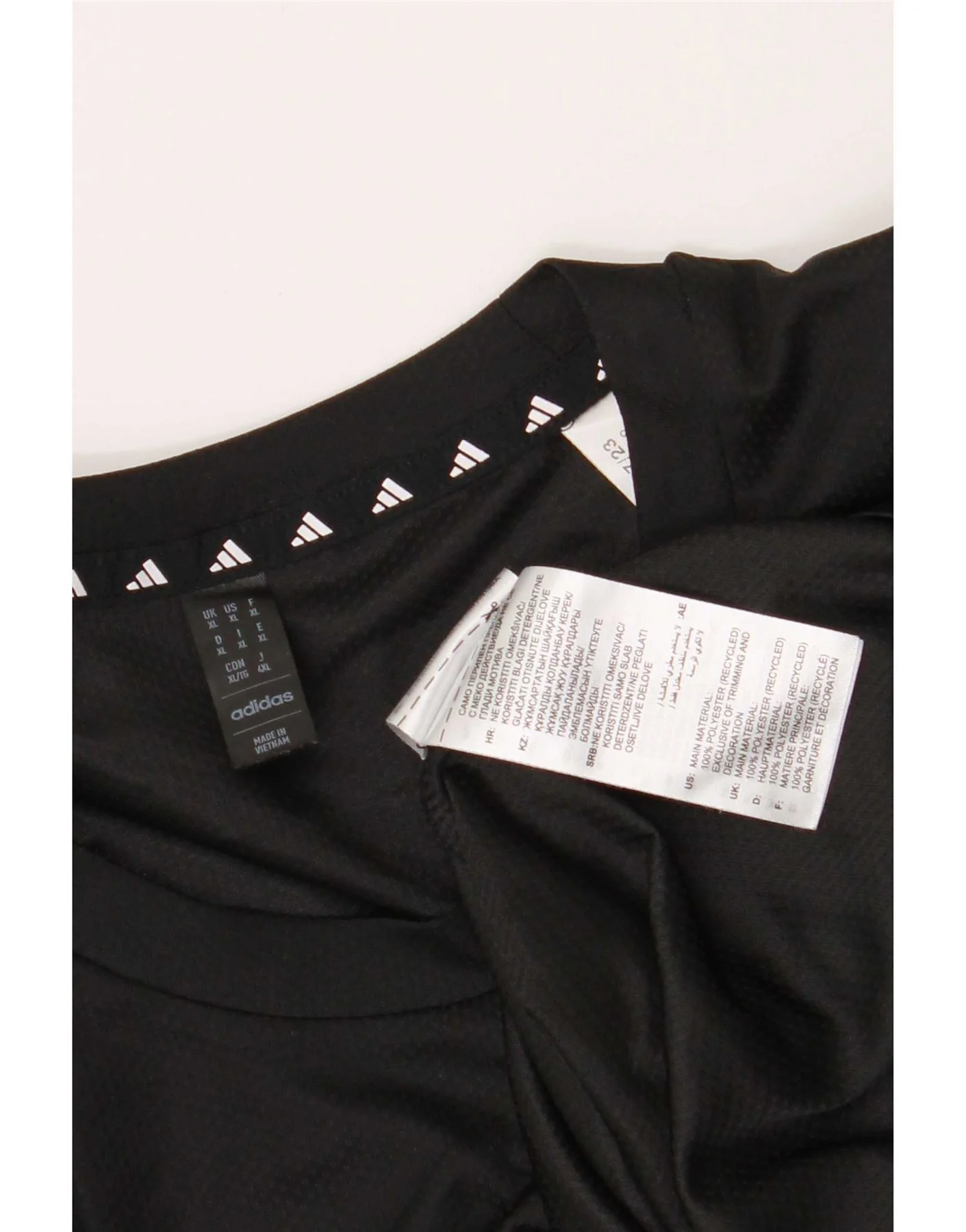 Adidas Mens Aeroready T-Shirt Top XL Black Polyester - Image 3