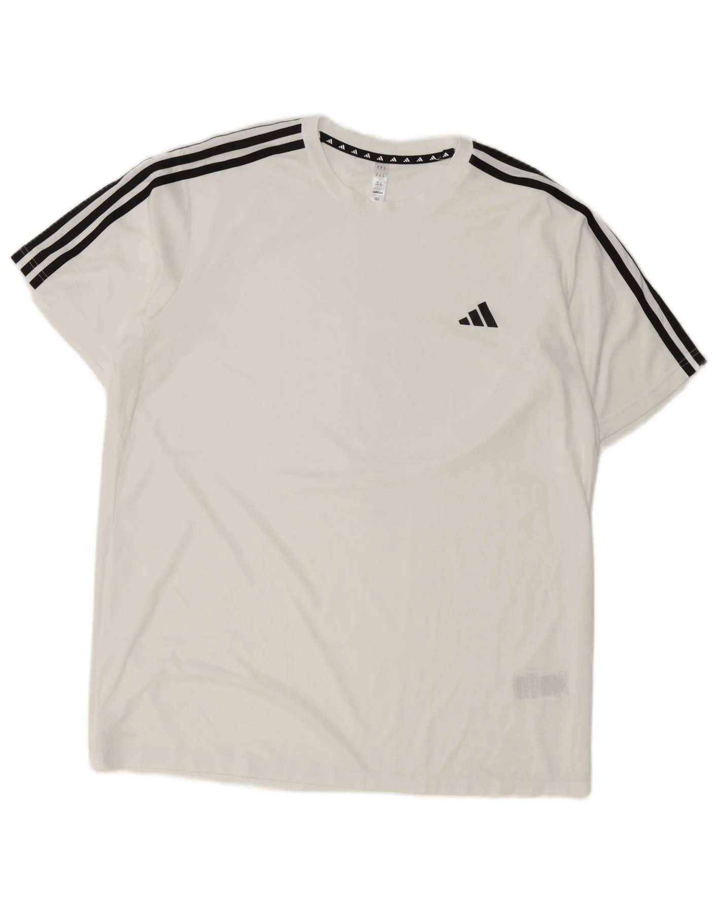 Adidas Mens Aeroready T-Shirt Top XL White Polyester