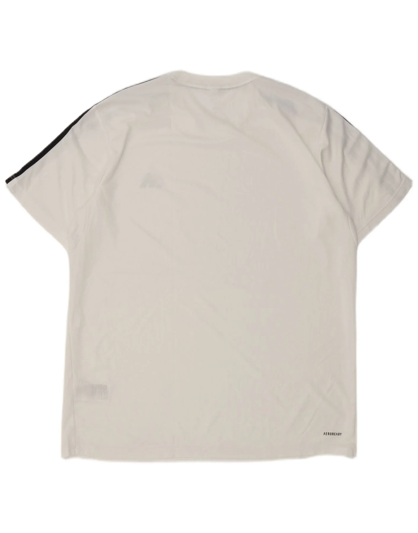 Adidas Mens Aeroready T-Shirt Top XL White Polyester - Image 2