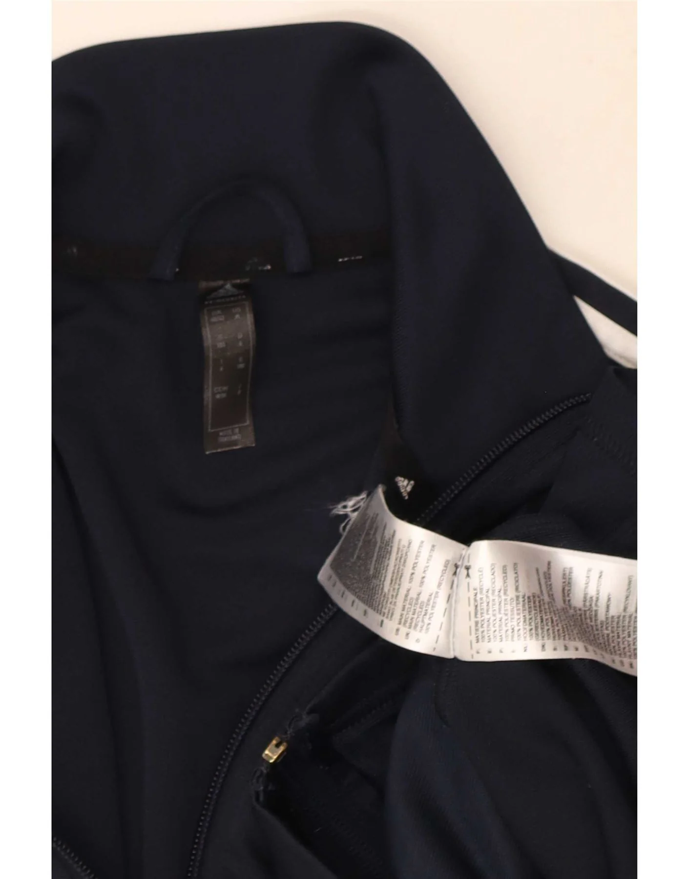 Adidas Mens Aeroready Tracksuit Top Jacket UK 40/42 Medium Navy Blue - Image 3