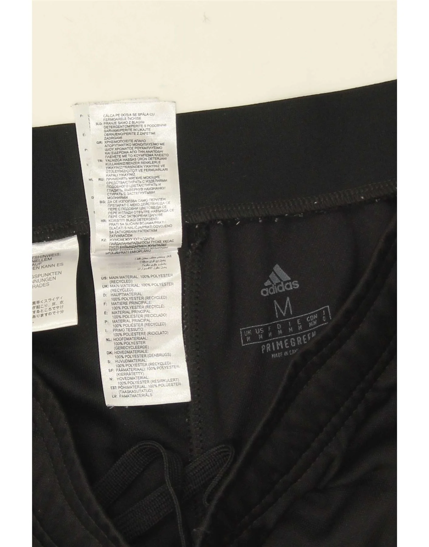 Adidas Mens Aeroready Tracksuit Trousers Medium Black Polyester - Image 3