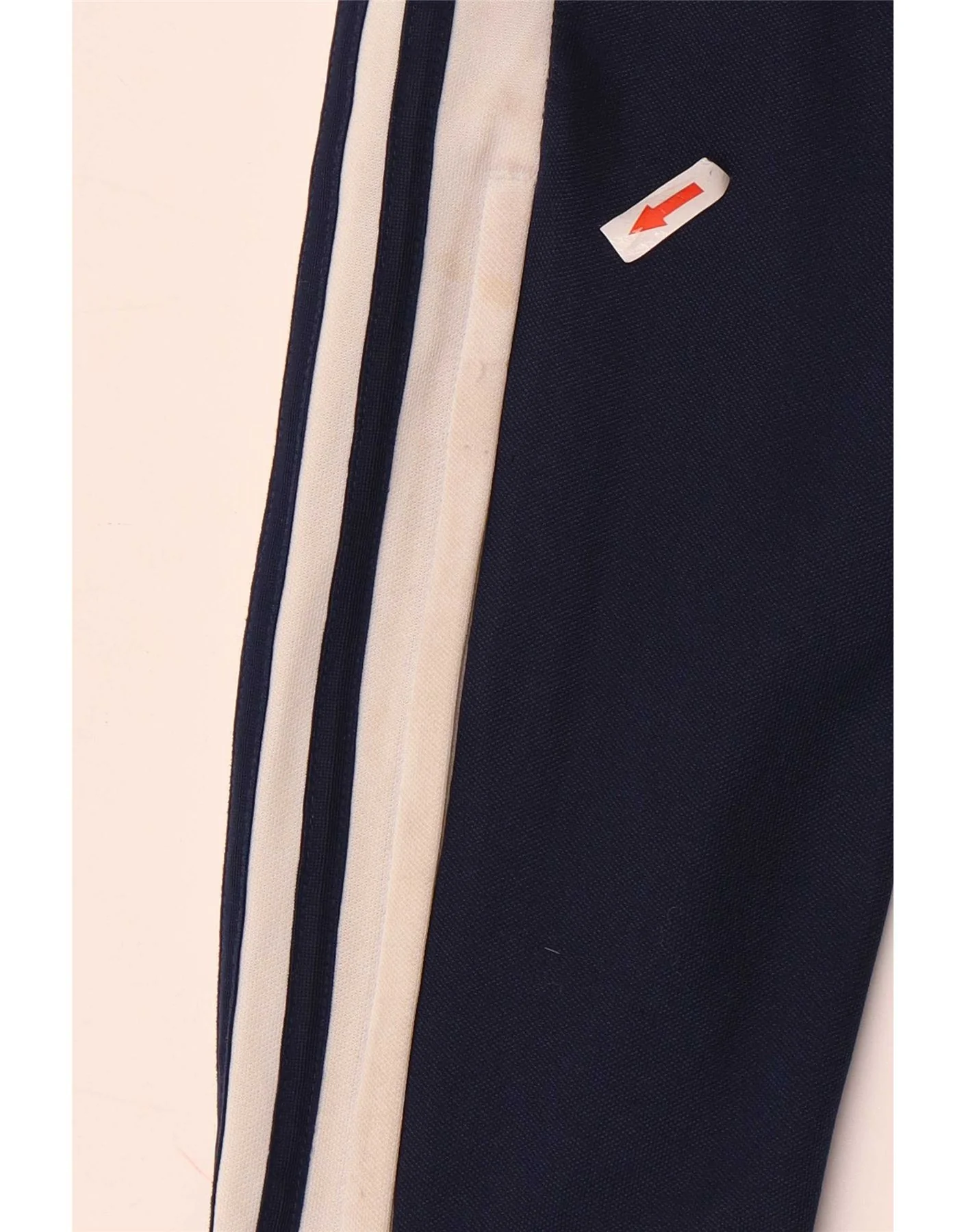 Adidas Mens Aeroready Tracksuit Trousers Medium Navy Blue Colourblock - Image 4
