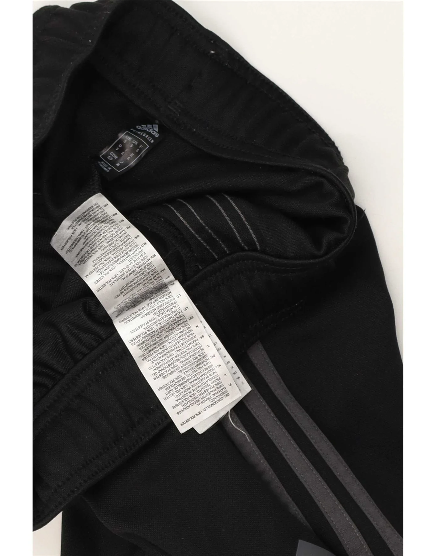 Adidas Mens Aeroready Tracksuit Trousers Small Black Polyester - Image 3