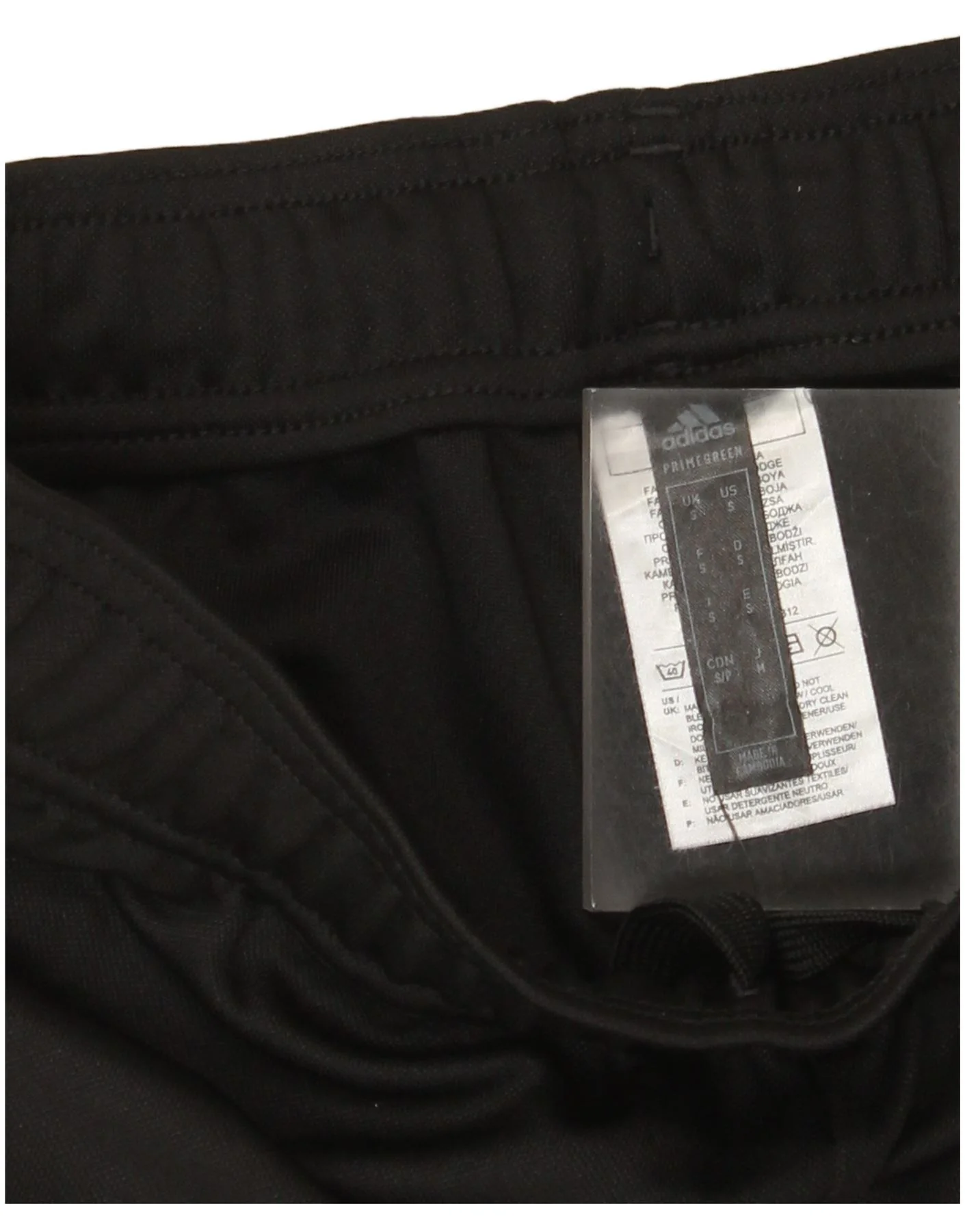 Adidas Mens Aeroready Tracksuit Trousers Small Black Polyester - Image 4
