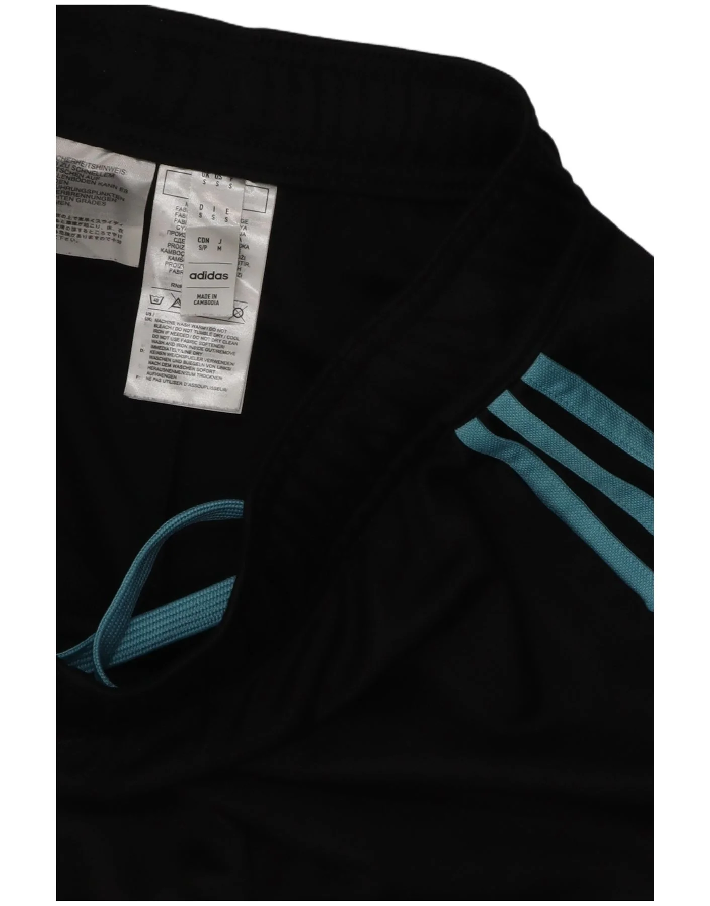 Adidas Mens Aeroready Tracksuit Trousers Small Black Polyester - Image 3