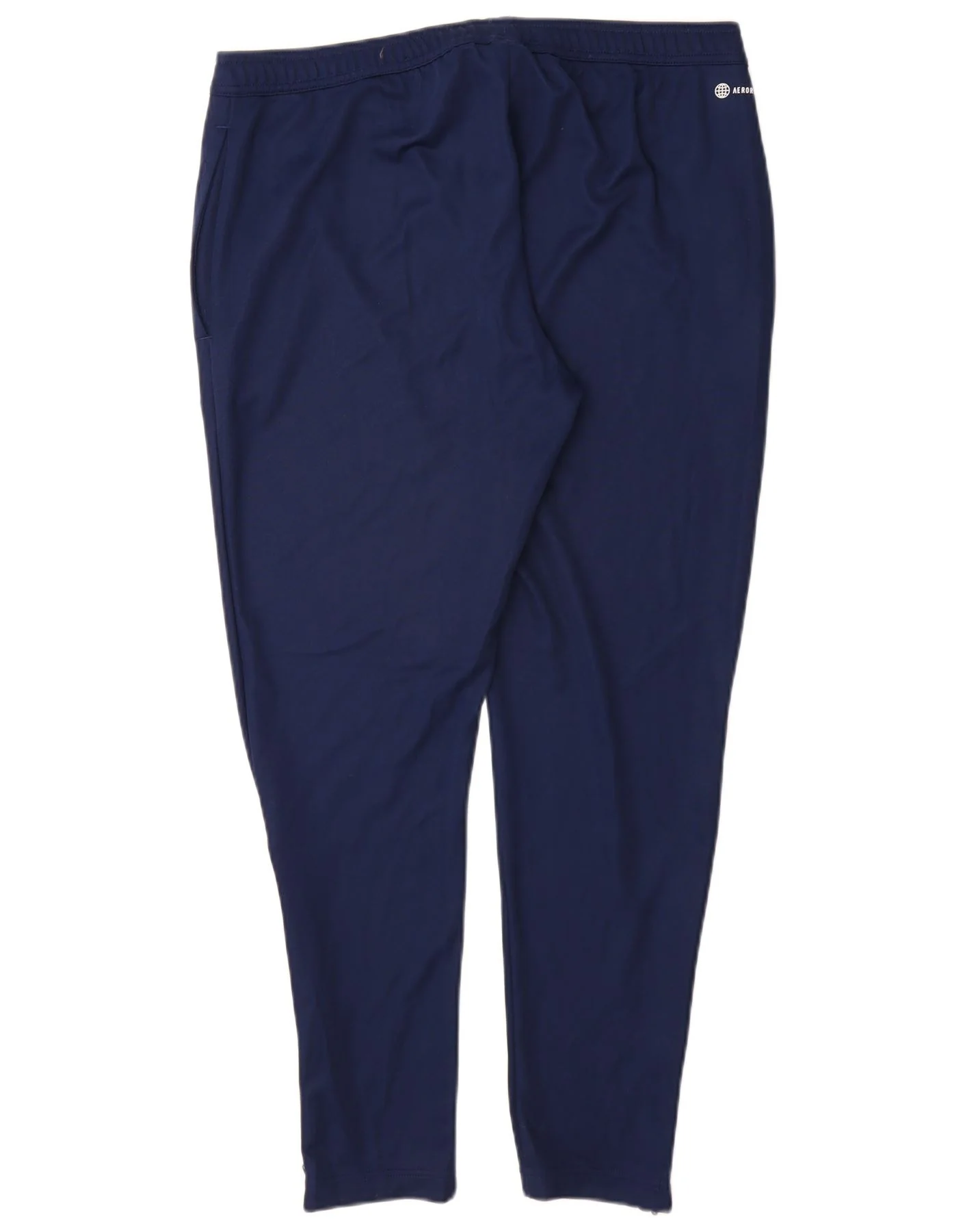 Adidas Mens Aeroready Tracksuit Trousers XL Navy Blue Polyester - Image 2