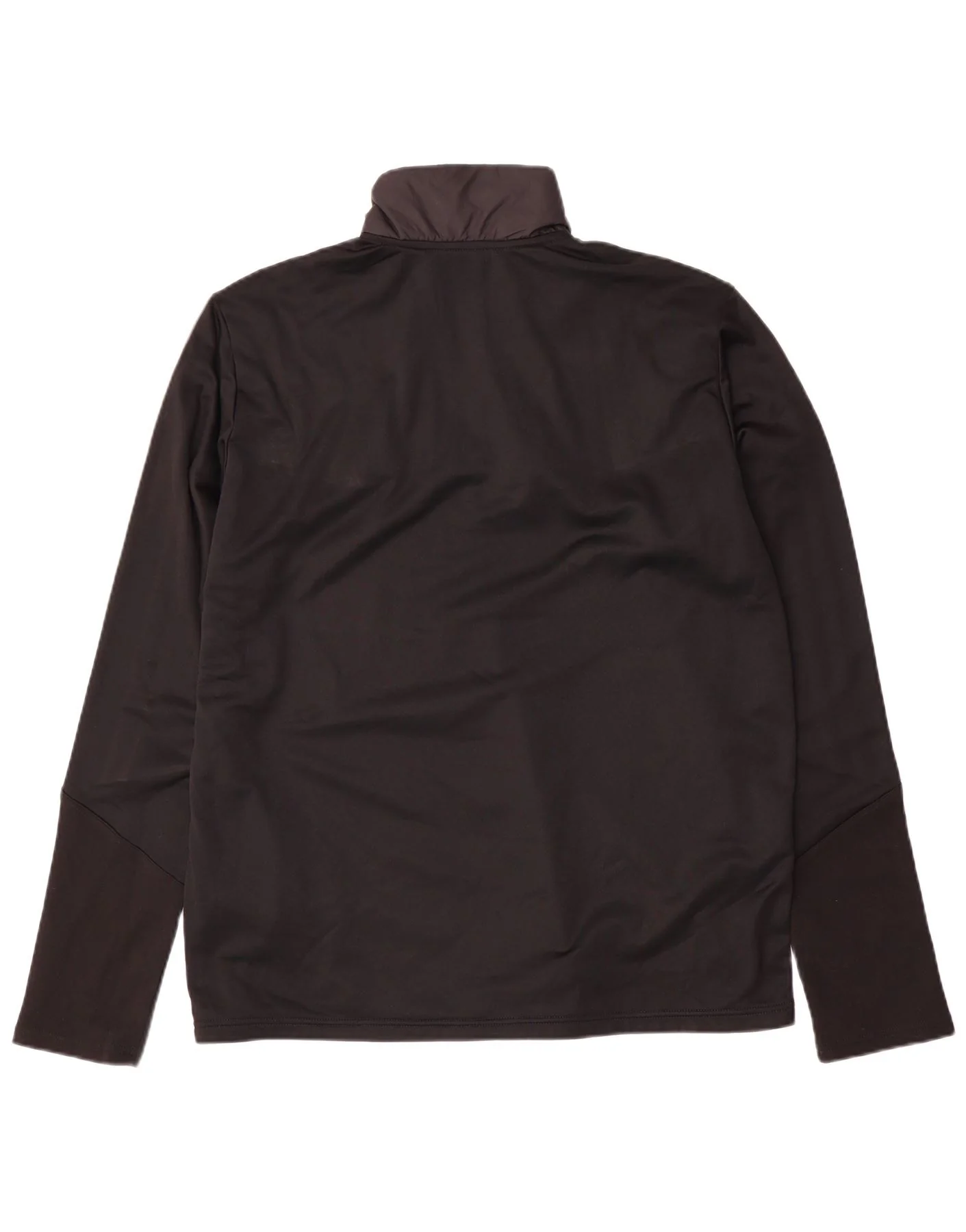 Adidas Mens Aeroready Zip Neck Pullover Tracksuit Top XL Black Colourblock - Image 2