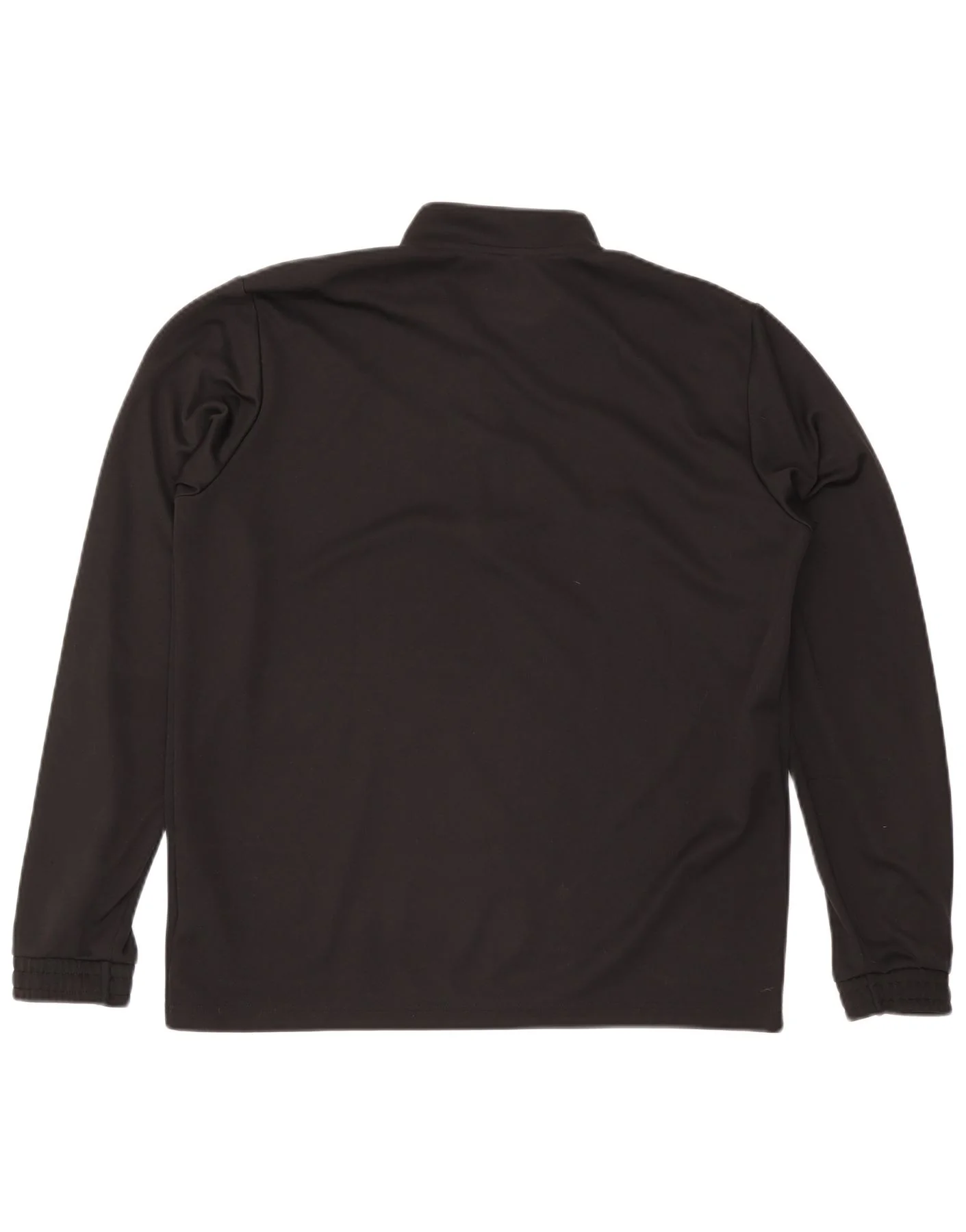 Adidas Mens Aeroready Zip Neck Pullover Tracksuit Top XL Black Polyester - Image 2
