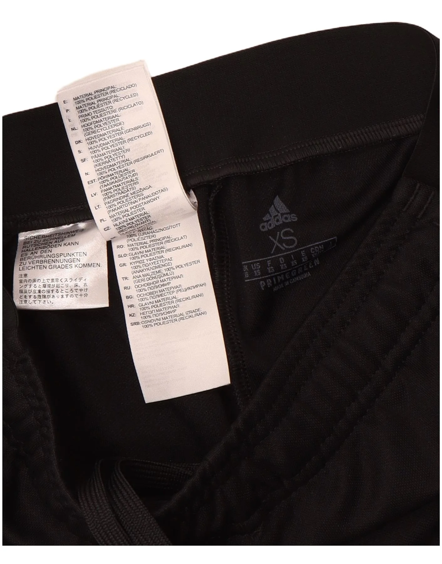 Adidas Mens Boston Celtics Tracksuit Trousers XS Black Polyester - Image 3