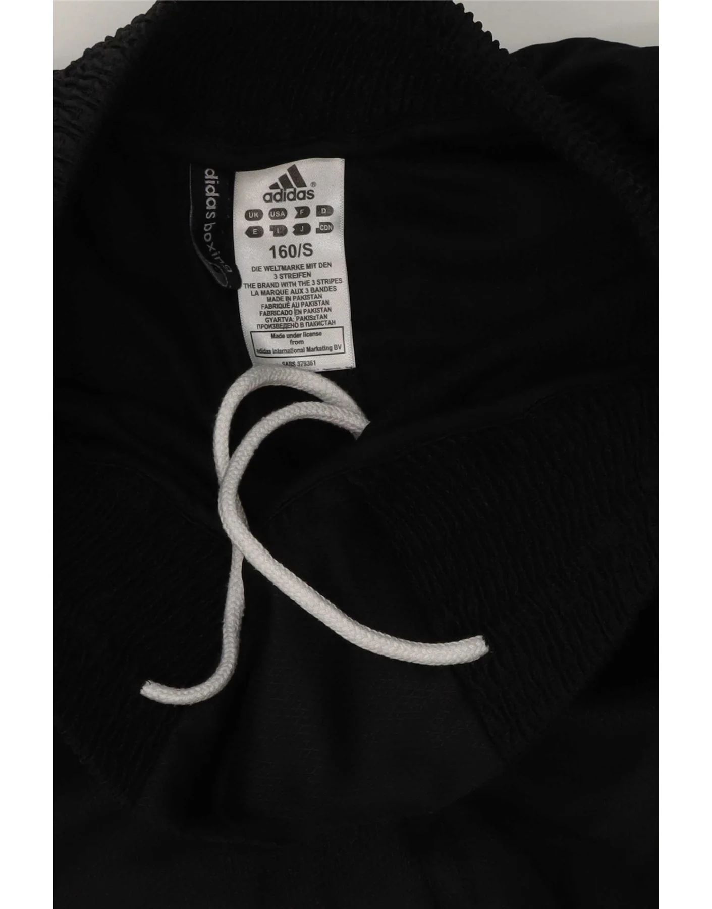 Adidas Mens Boxing Sport Shorts Small Black Polyester Sports - Image 3