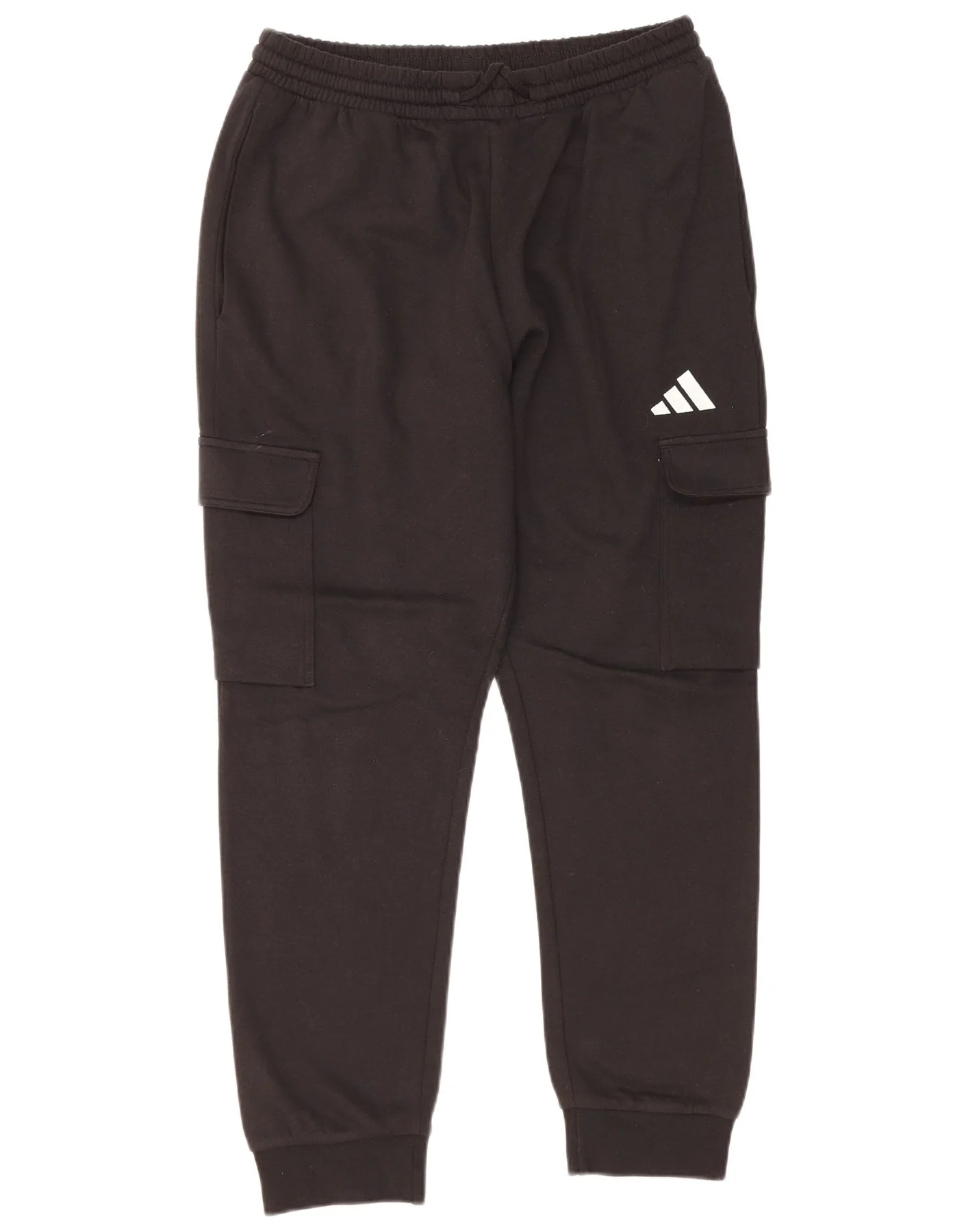 Adidas Mens Cargo Tracksuit Trousers Joggers Medium Black Cotton
