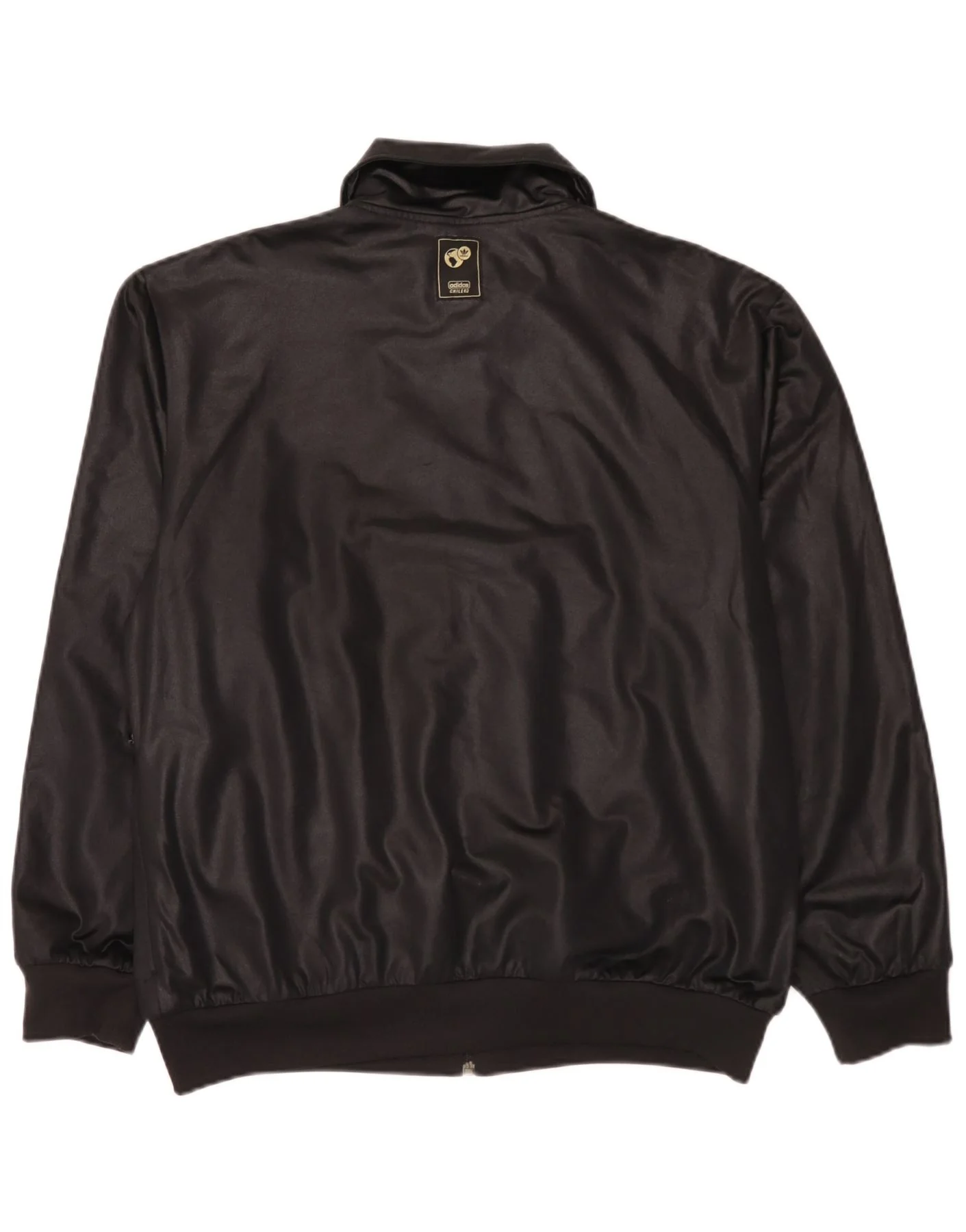 Adidas Mens Chile 62 Graphic Tracksuit Top Jacket Large Black Striped - Image 2