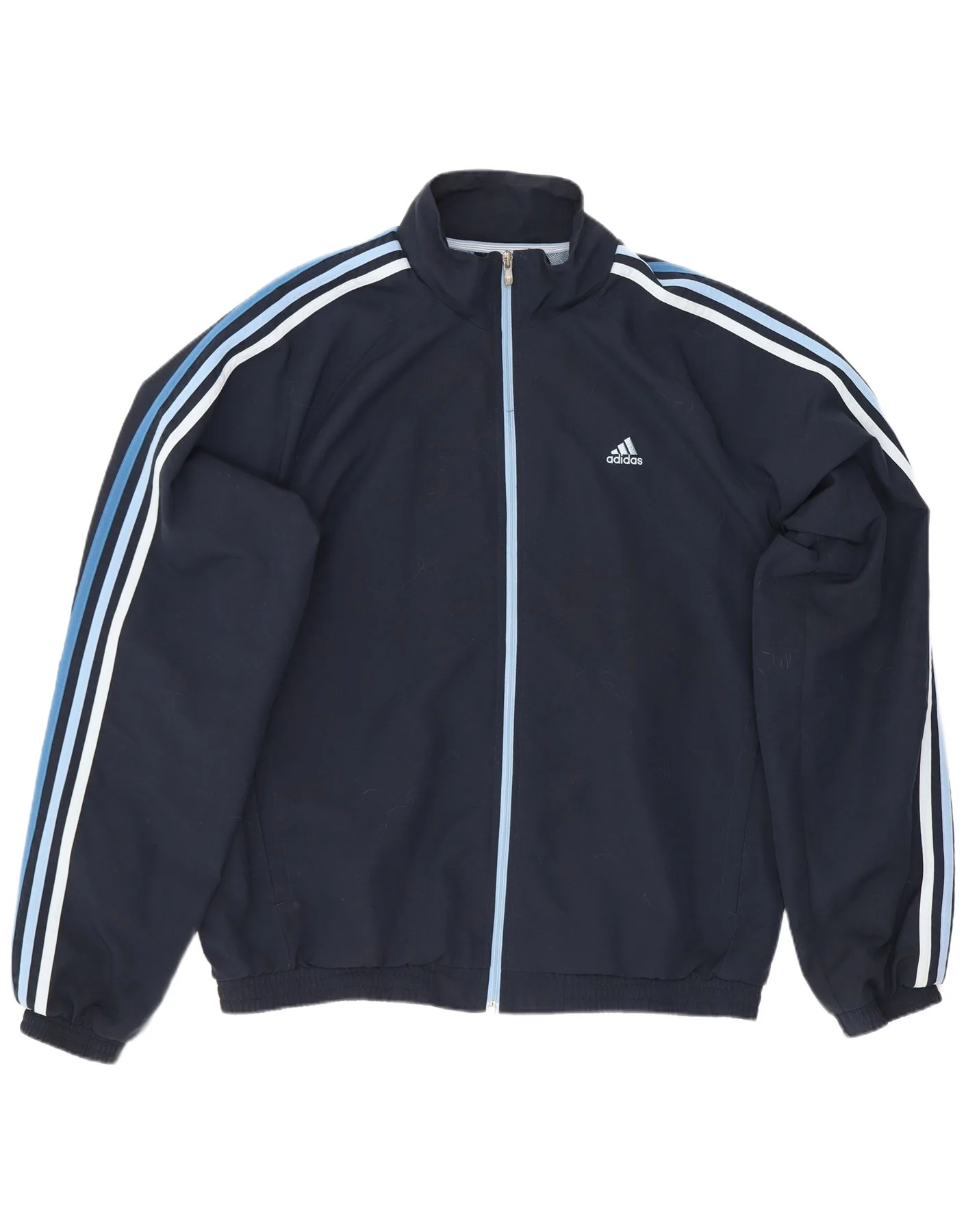 Adidas Mens Clima 365 Tracksuit Top Jacket Large Navy Blue Polyester Sports