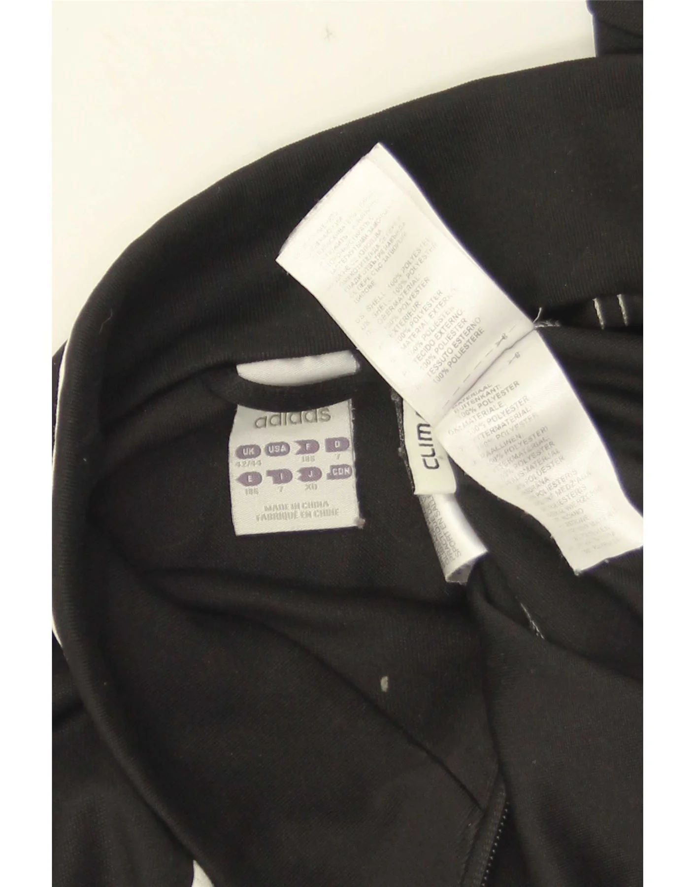 Adidas Mens Climacool Graphic Pullover Tracksuit Top UK 42/44 Large Black - Image 3