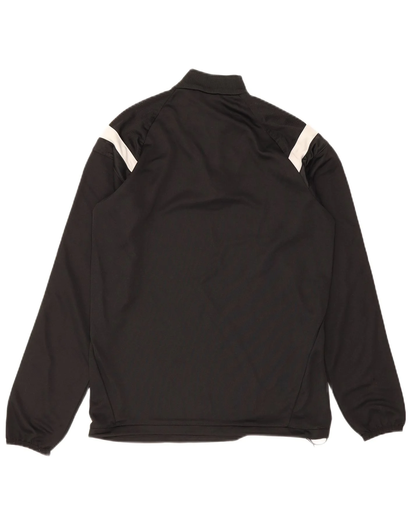 Adidas Mens Climacool Pullover Tracksuit Top Small Black Colourblock - Image 2