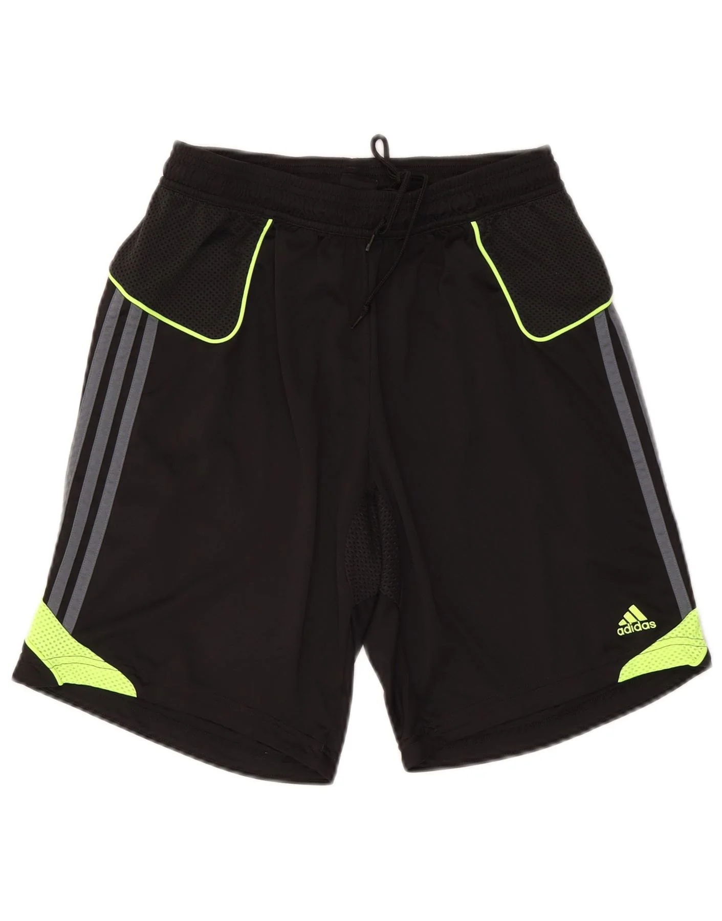 Adidas Mens Climacool Sport Shorts Large Black Colourblock Polyester
