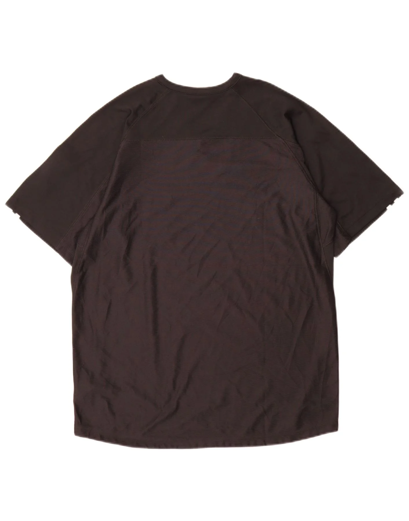 Adidas Mens Climacool T-Shirt Top Medium Black Colourblock Polyester - Image 2