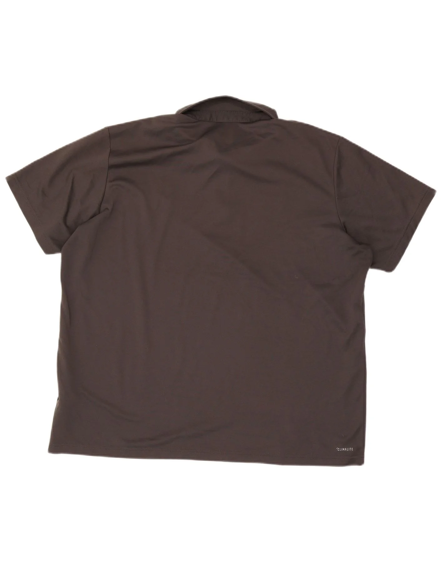 Adidas Mens Climalite Polo Shirt 2XL Grey Polyester - Image 2