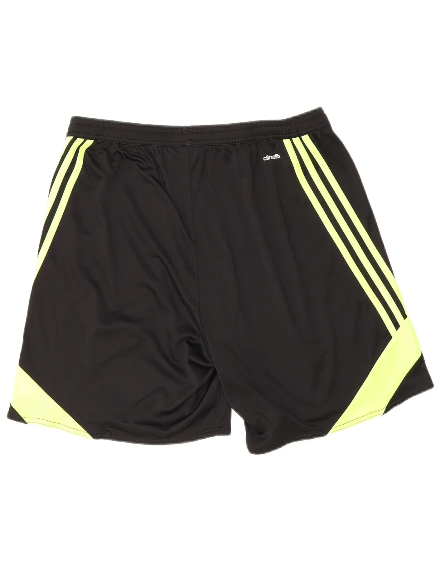 Adidas Mens Climalite Sport Shorts Large Black Colourblock Polyester - Image 2