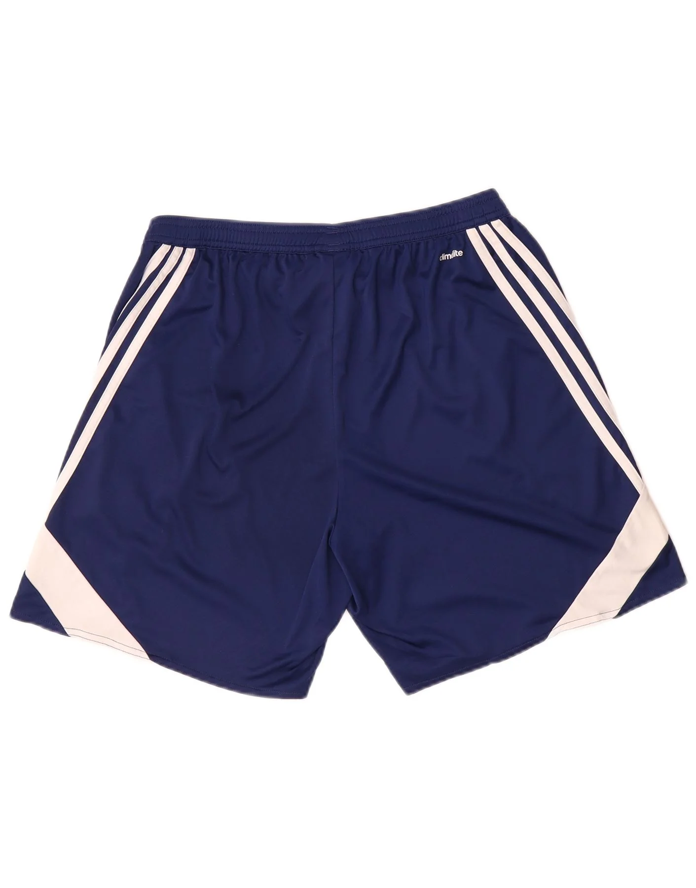 Adidas Mens Climalite Sport Shorts Large Navy Blue Colourblock Polyester - Image 2