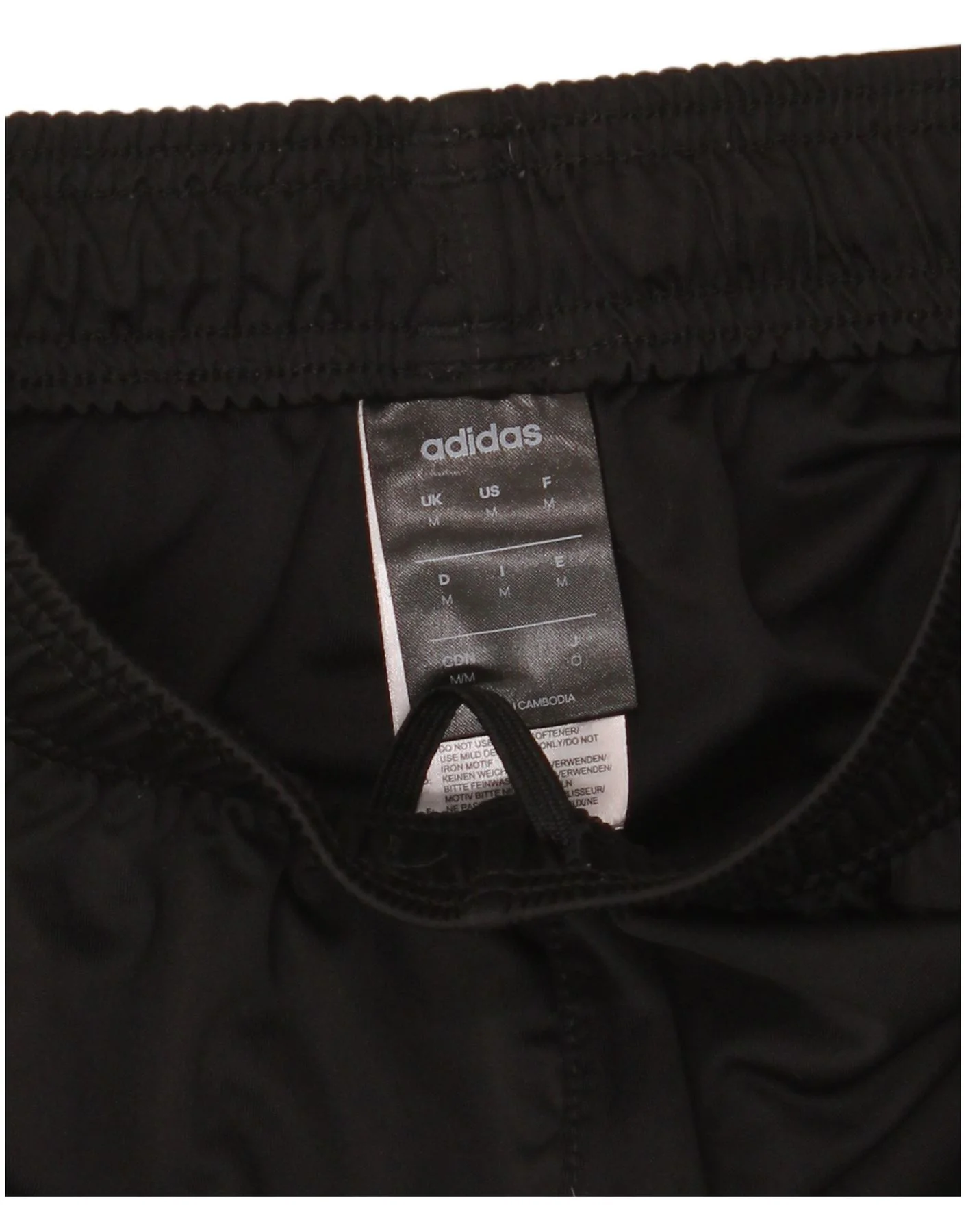 Adidas Mens Climalite Sport Shorts Medium Black Polyester - Image 3