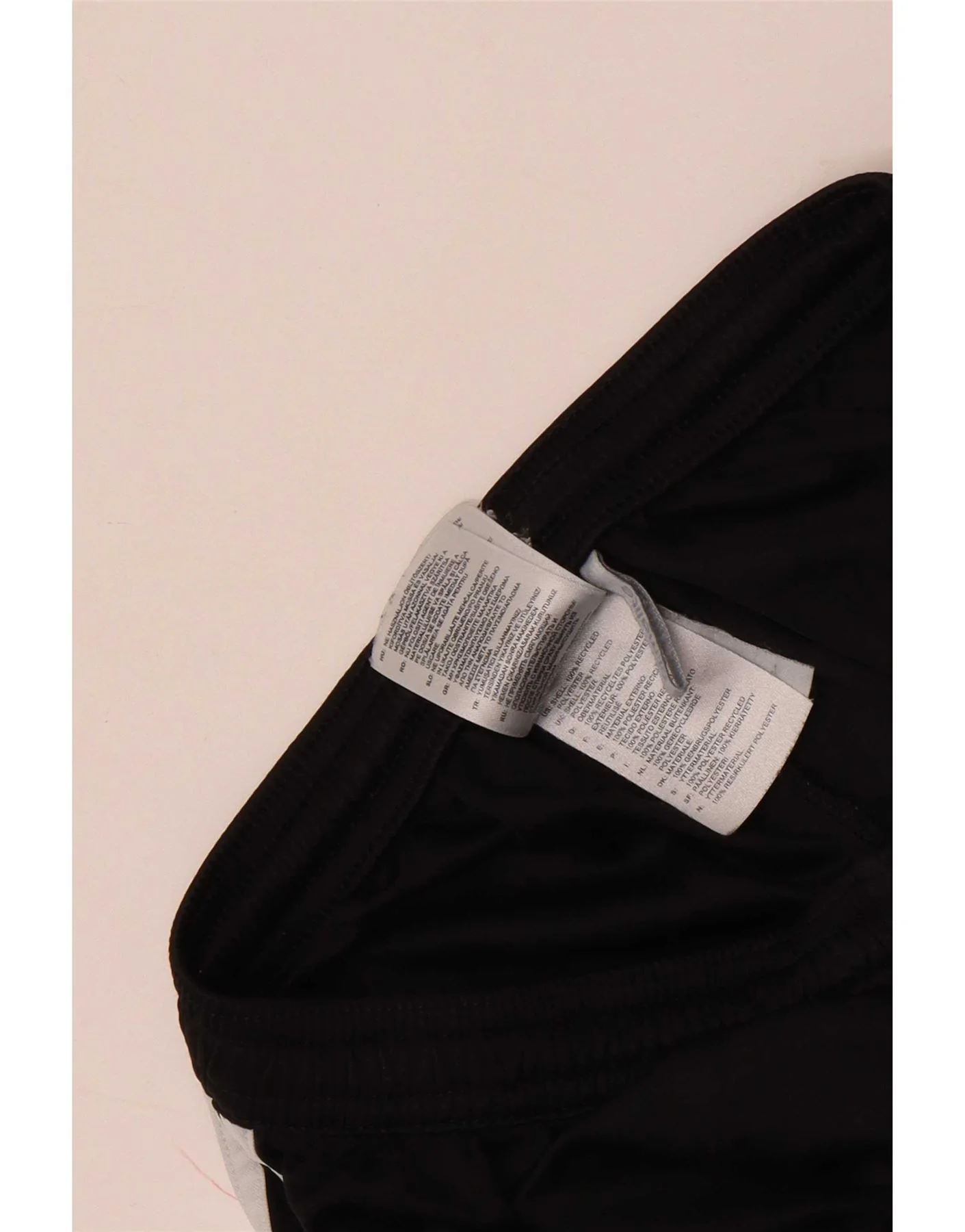 Adidas Mens Climalite Sport Shorts Small Black Colourblock Polyester - Image 3