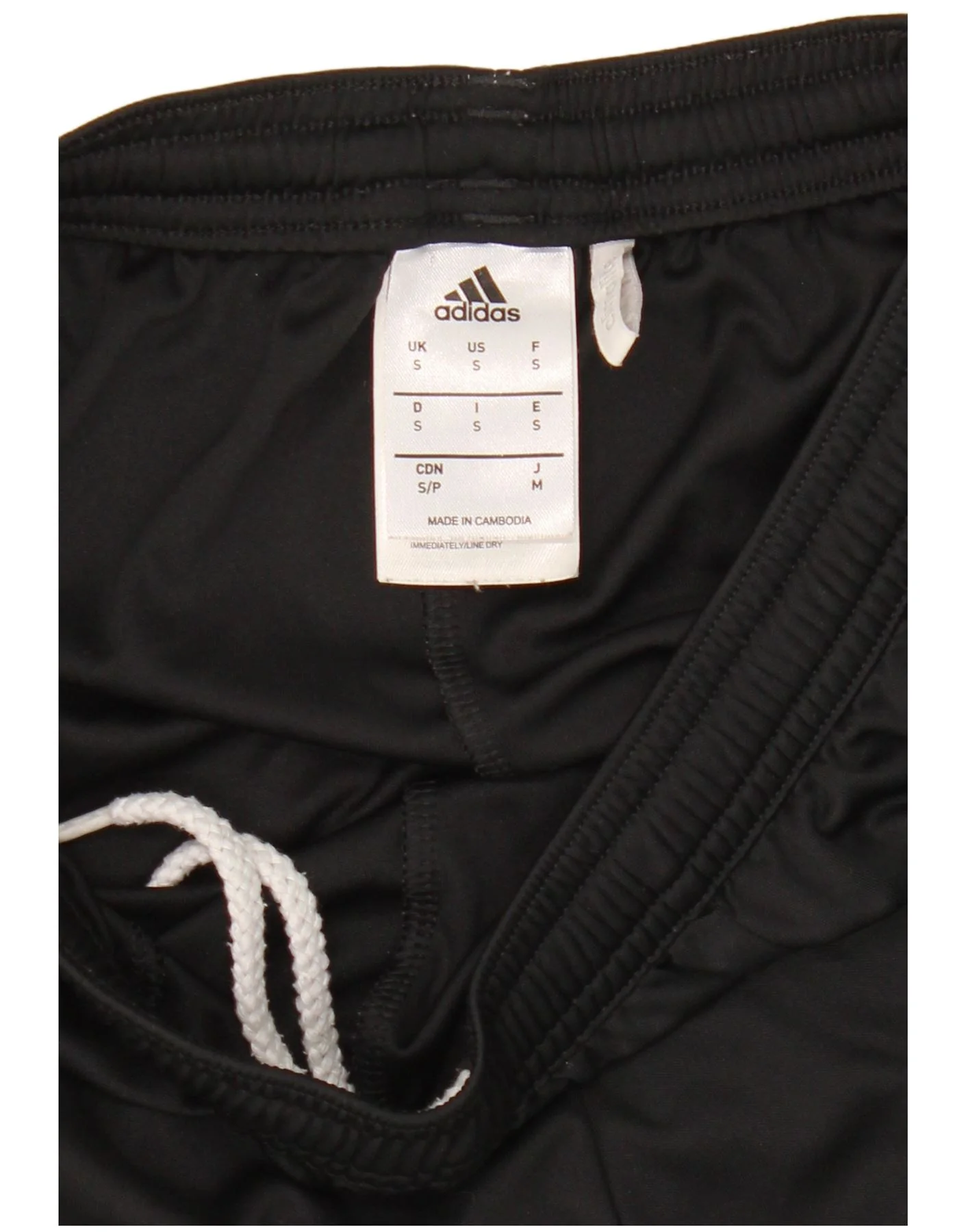 Adidas Mens Climalite Sport Shorts Small Black Colourblock Polyester - Image 4