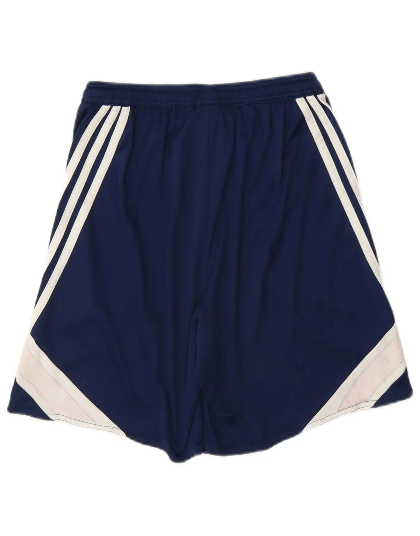 Adidas Mens Climalite Sport Shorts Small Navy Blue Colourblock Polyester - Image 2