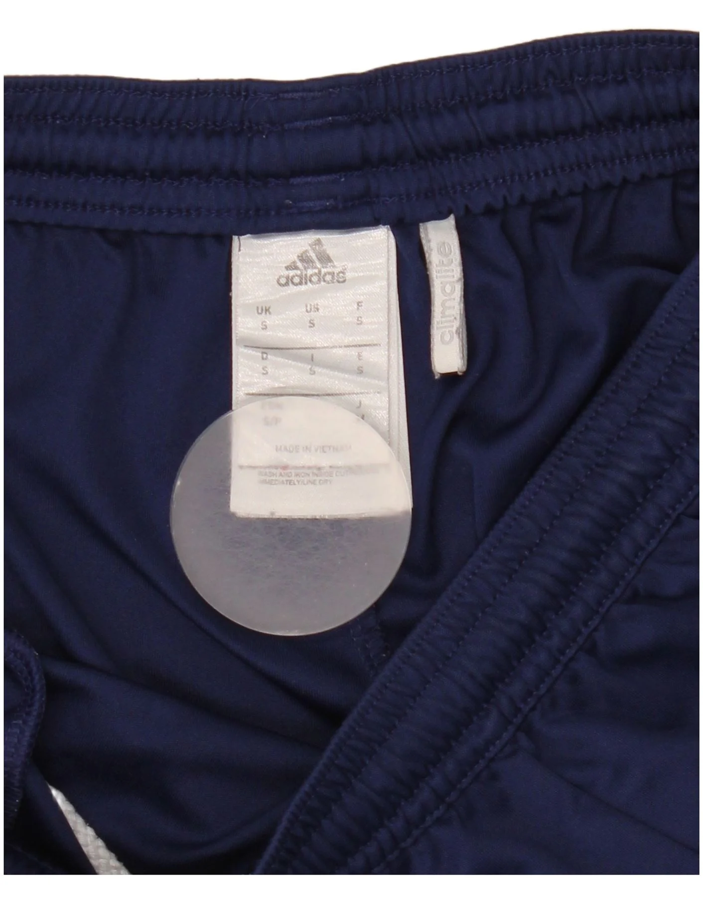 Adidas Mens Climalite Sport Shorts Small Navy Blue Colourblock Polyester - Image 5