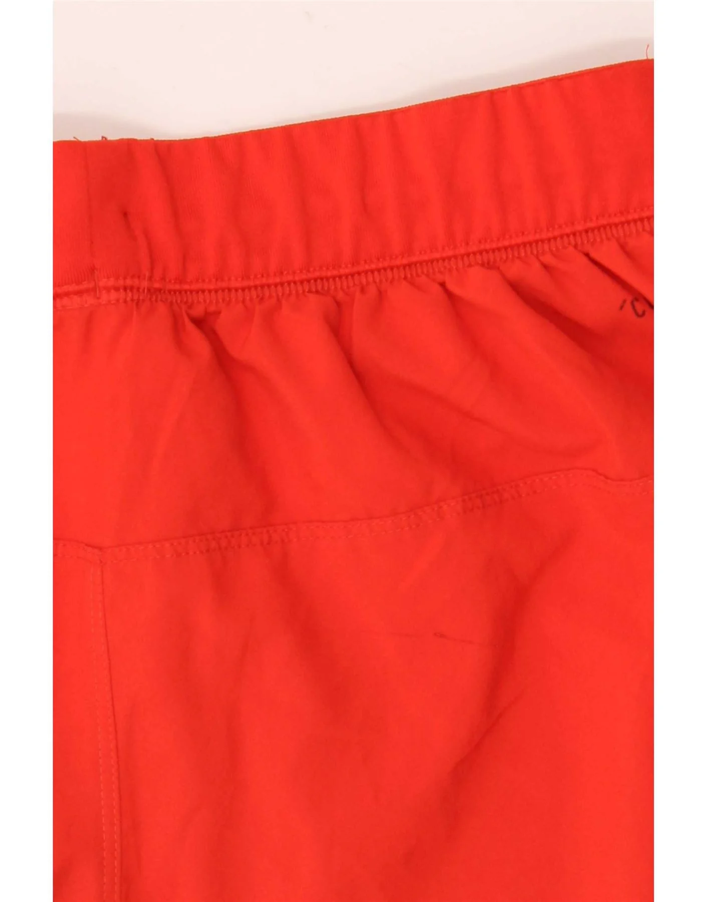Adidas Mens Climalite Sport Shorts Small Red Colourblock Polyester - Image 3