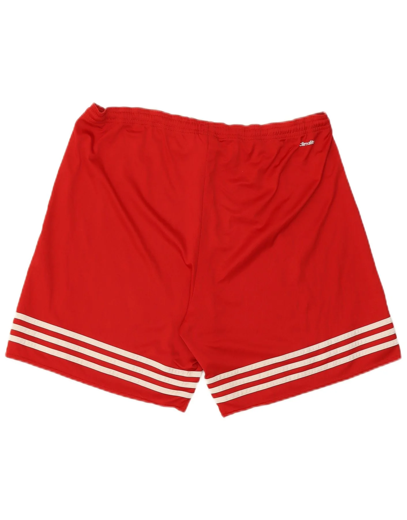 Adidas Mens Climalite Sport Shorts XL Red Polyester - Image 2