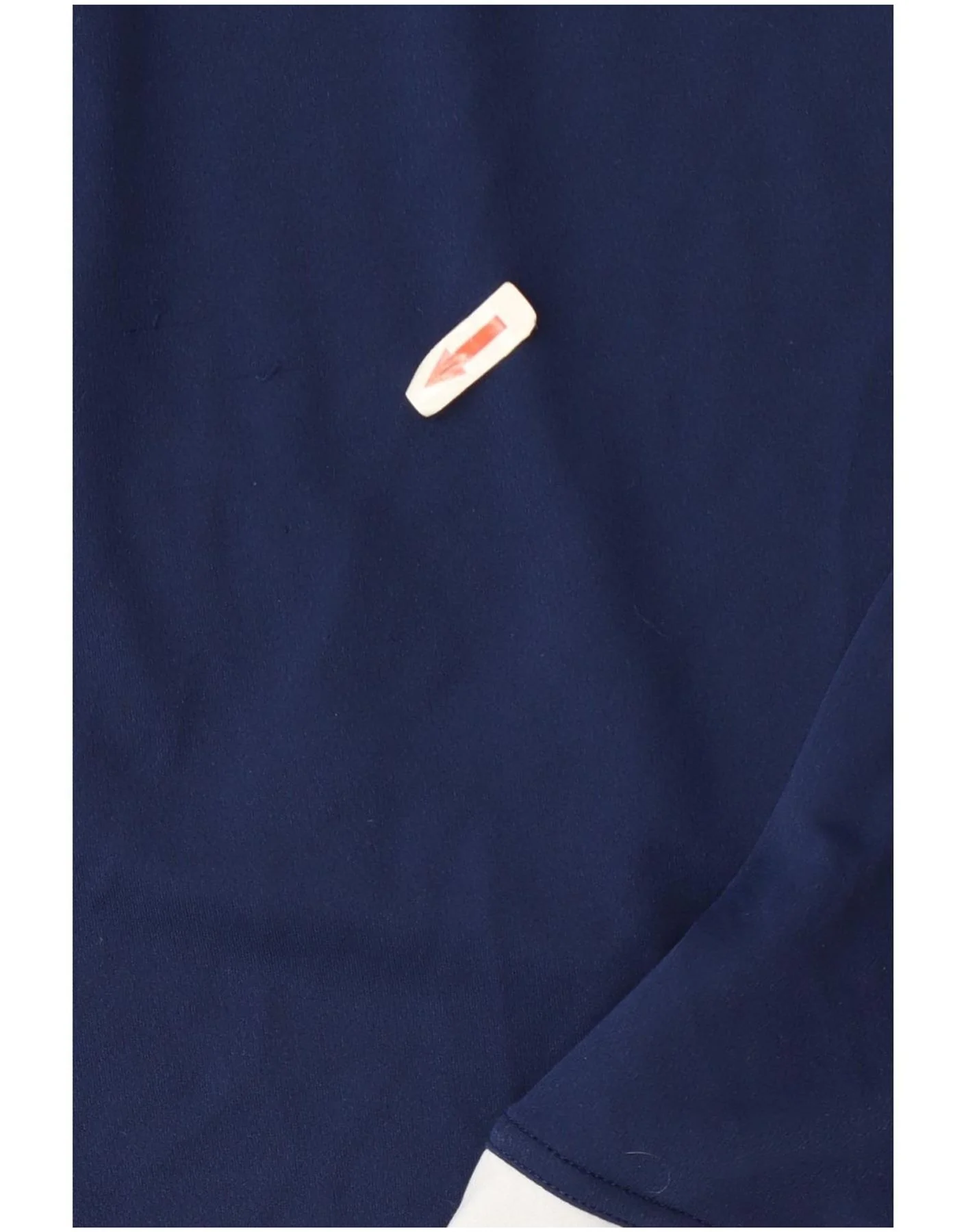 Adidas Mens Climalite T-Shirt Top Medium Navy Blue Colourblock Polyester - Image 3