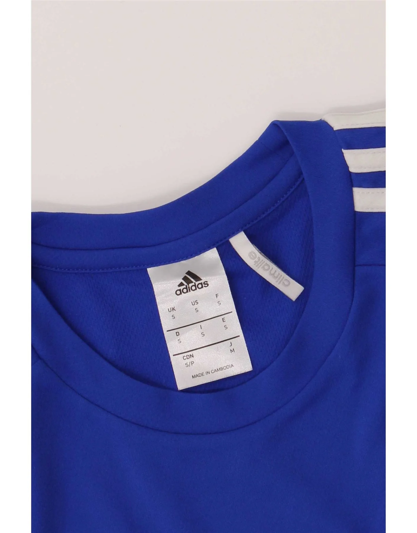 Adidas Mens Climalite T-Shirt Top Small Blue Sports - Image 3