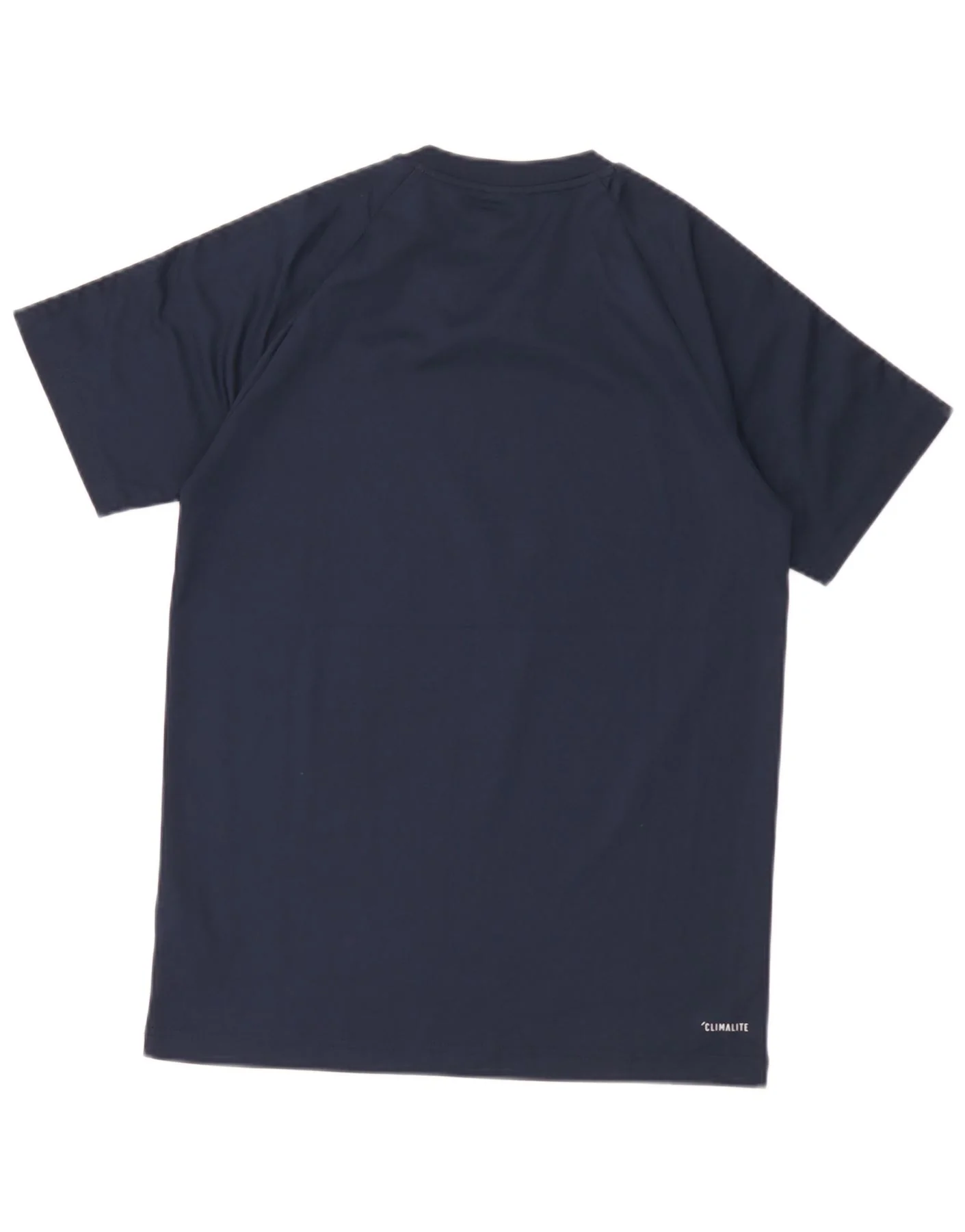 Adidas Mens Climalite T-Shirt Top Small Navy Blue Polyester - Image 2