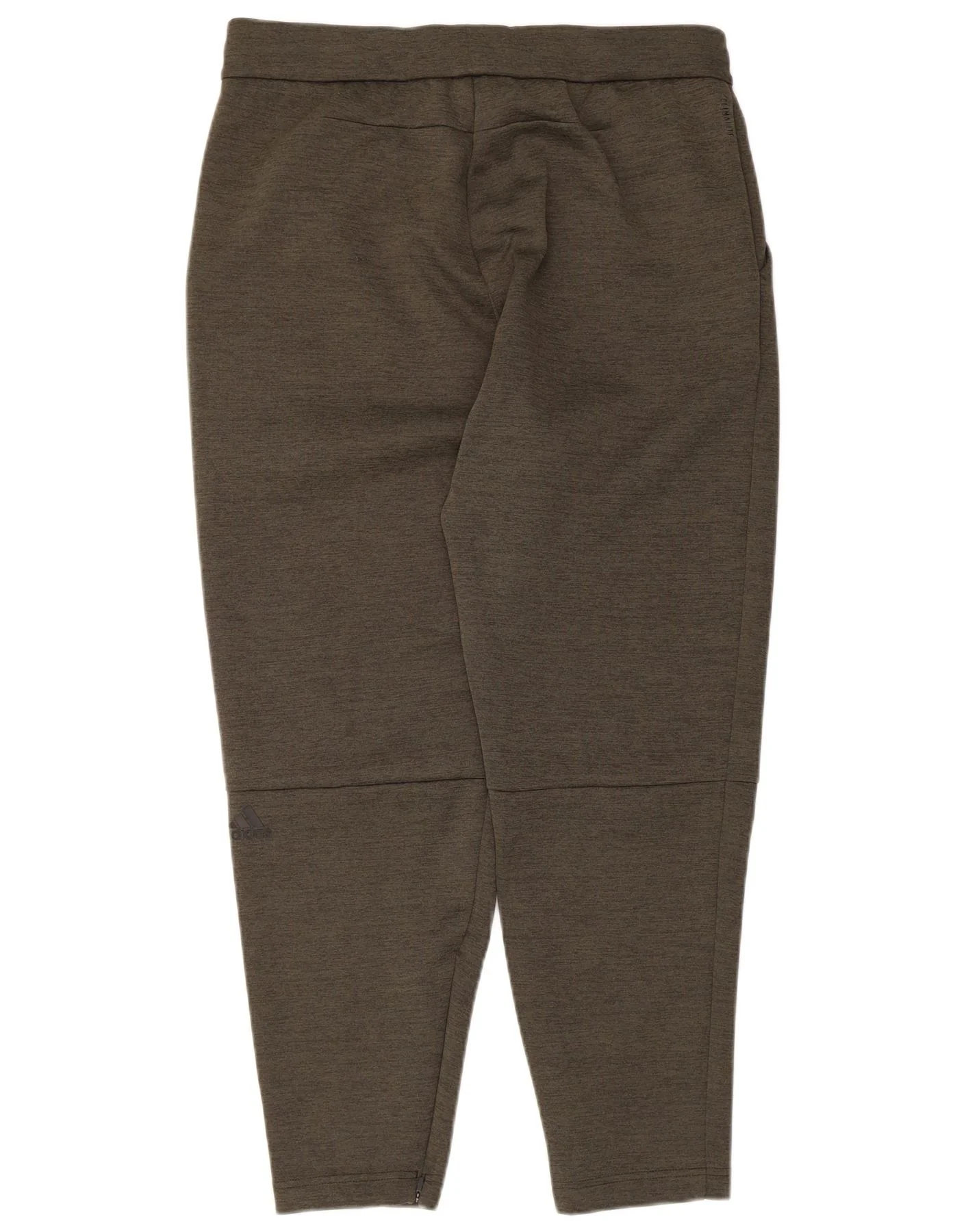 Adidas Mens Climalite Tracksuit Trousers Large Khaki Flecked - Image 2