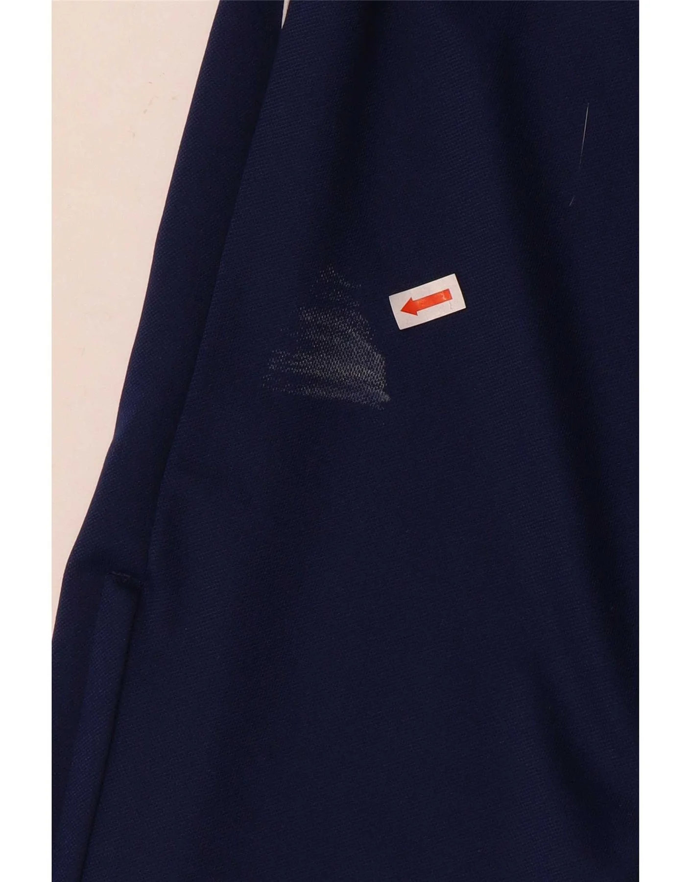 Adidas Mens Climalite Tracksuit Trousers Large Navy Blue Polyester - Image 3