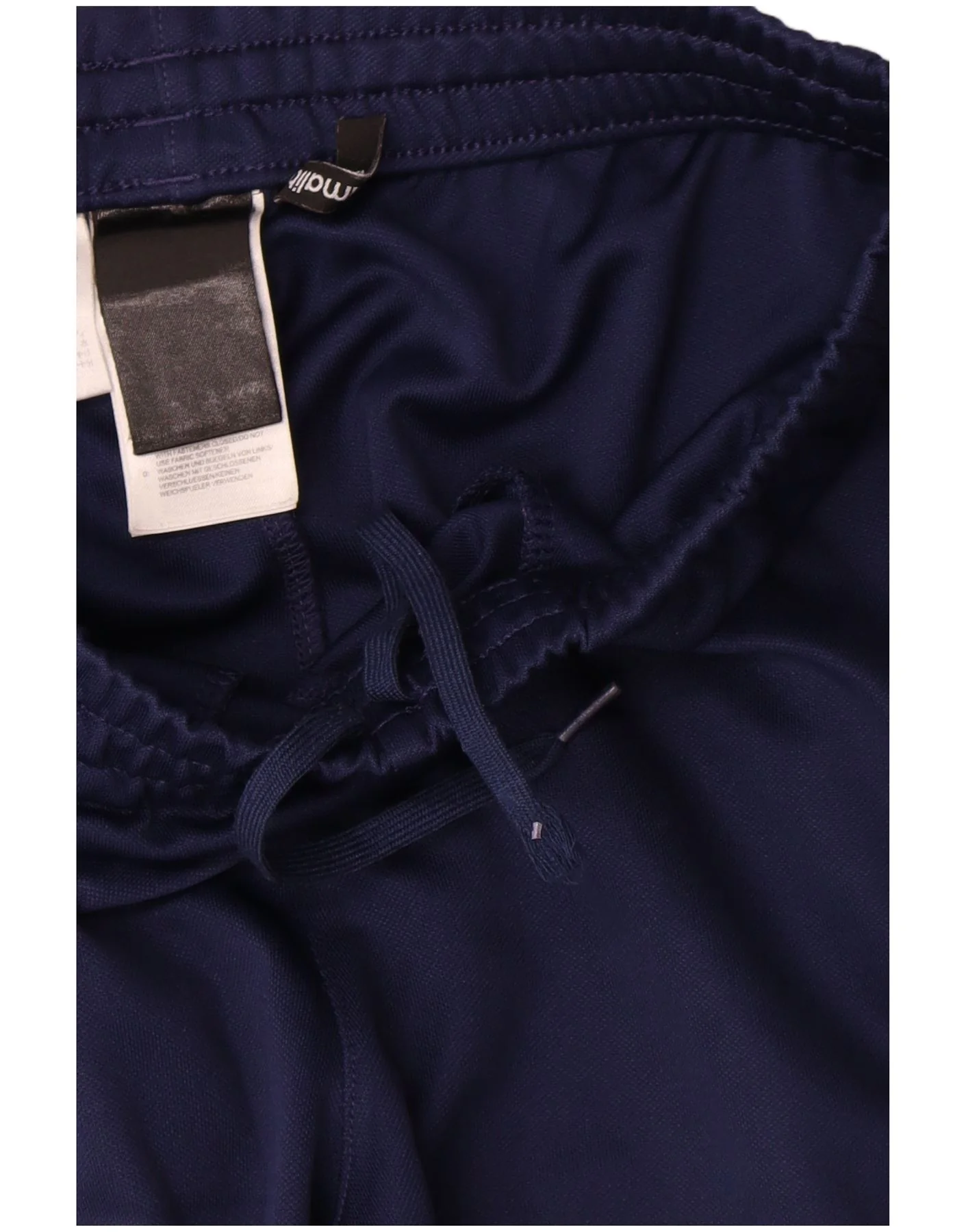 Adidas Mens Climalite Tracksuit Trousers XS Navy Blue Polyester - Image 3