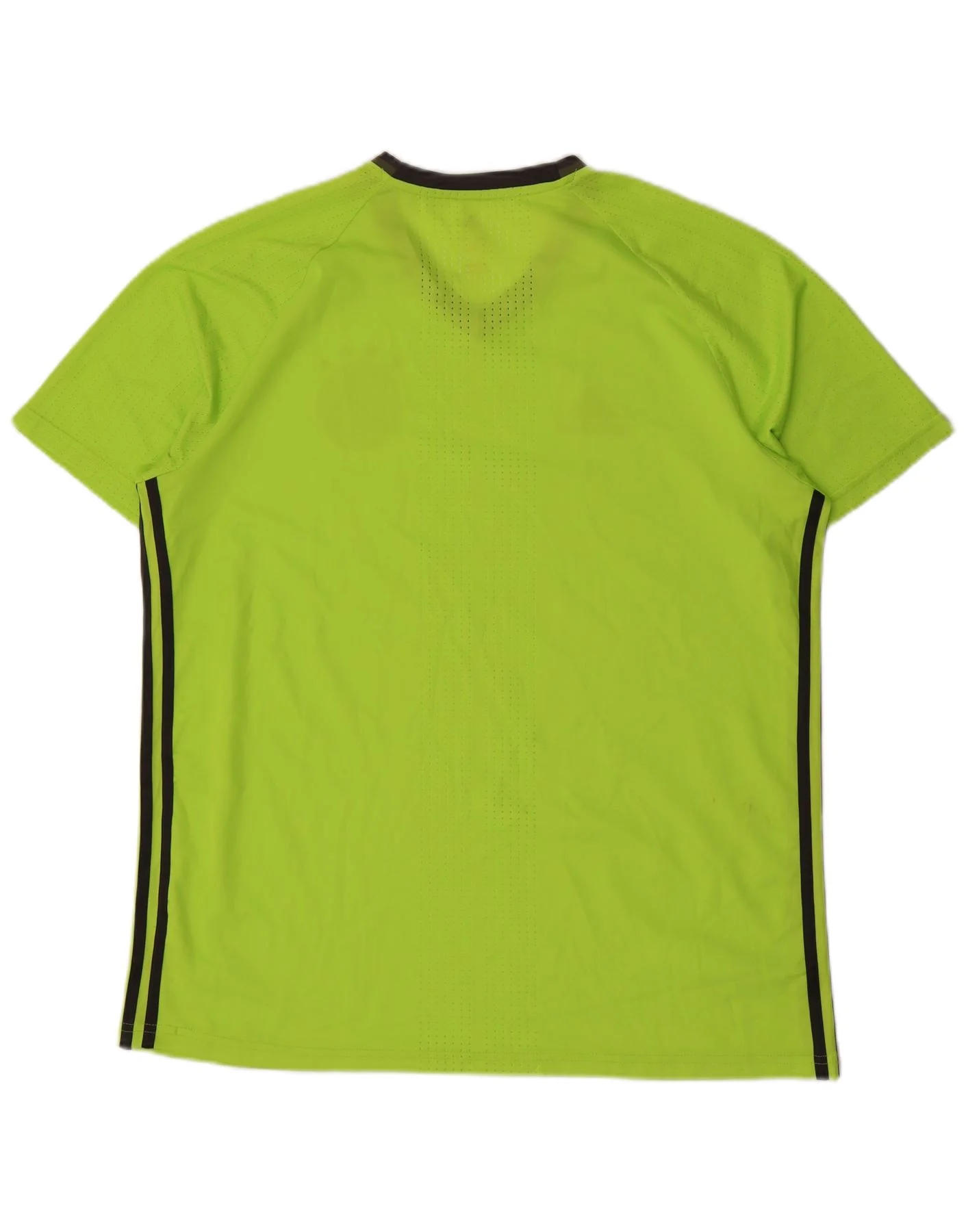 Adidas Mens Deutscher Fussball Bund T-Shirt Top XL Green Polyester - Image 2