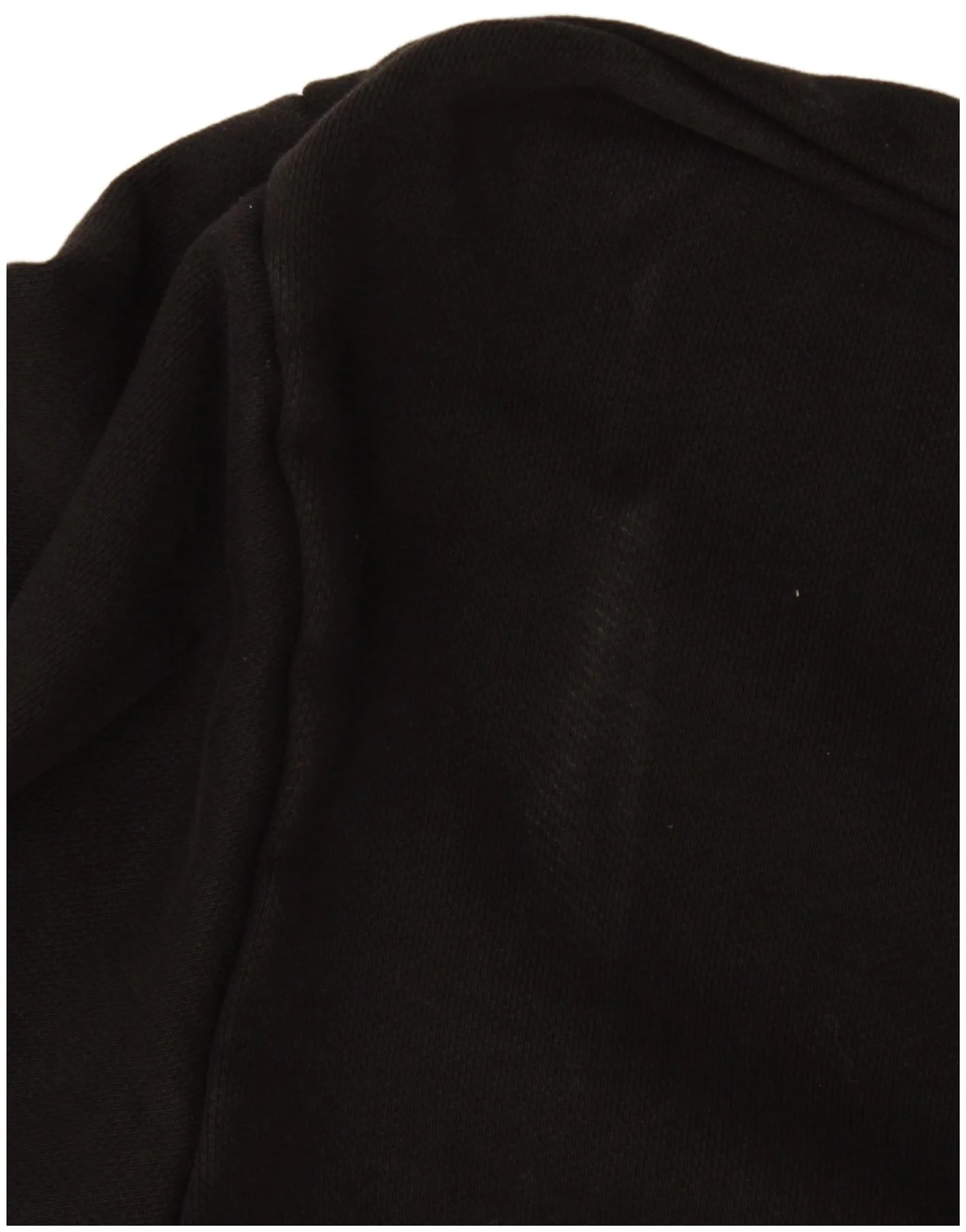 Adidas Mens Graphic Hoodie Jumper Large Black Cotton - Image 3