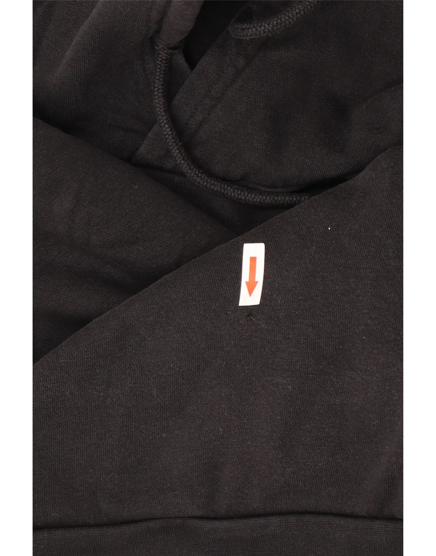 Adidas Mens Graphic Hoodie Jumper XL Black Cotton - Image 4