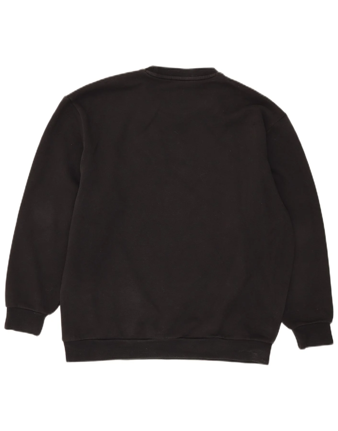 Adidas Mens Graphic Oversized Sweatshirt Jumper 2XS Black Cotton - Image 2
