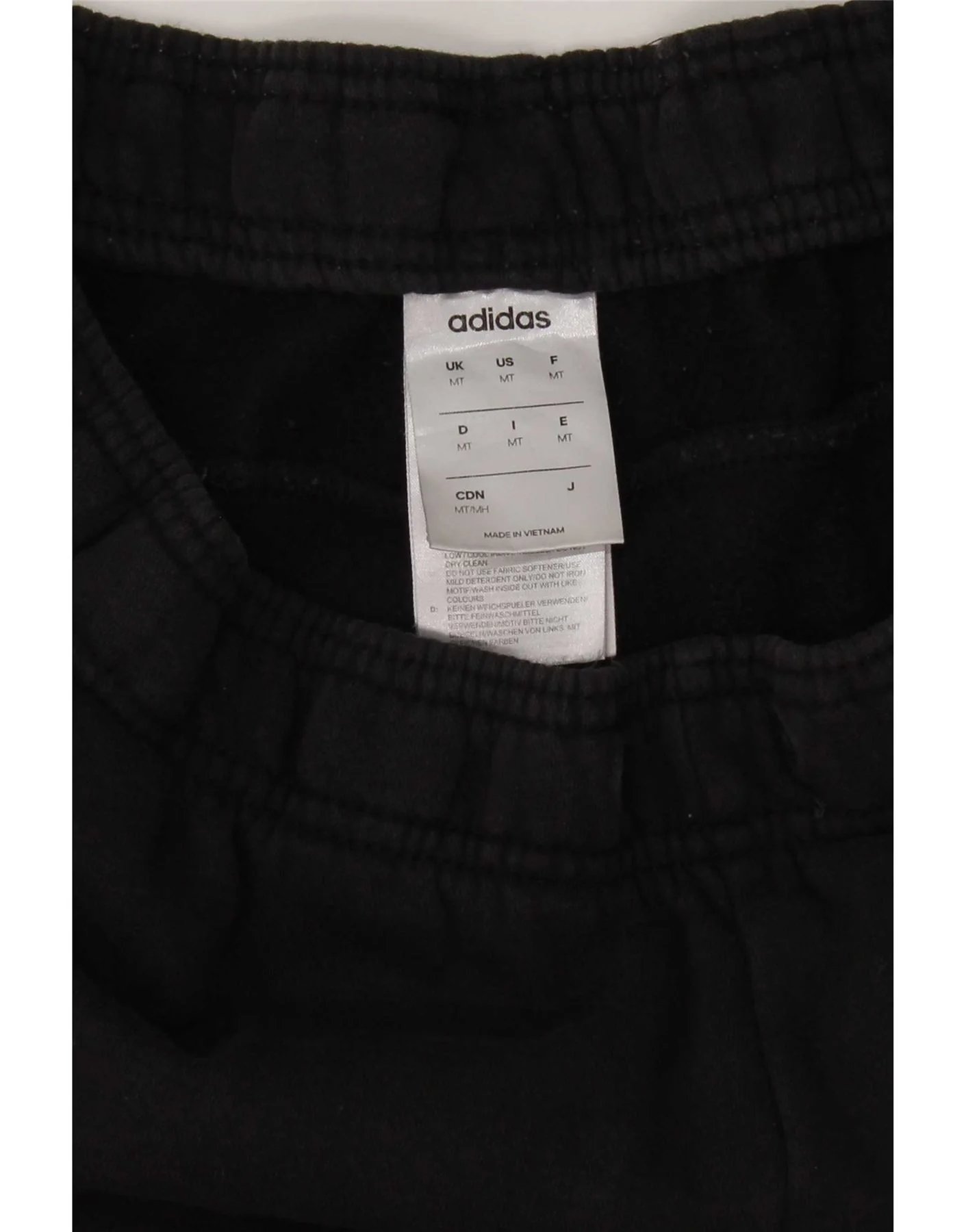 Adidas Mens Graphic Sport Shorts Medium Black Cotton - Image 3