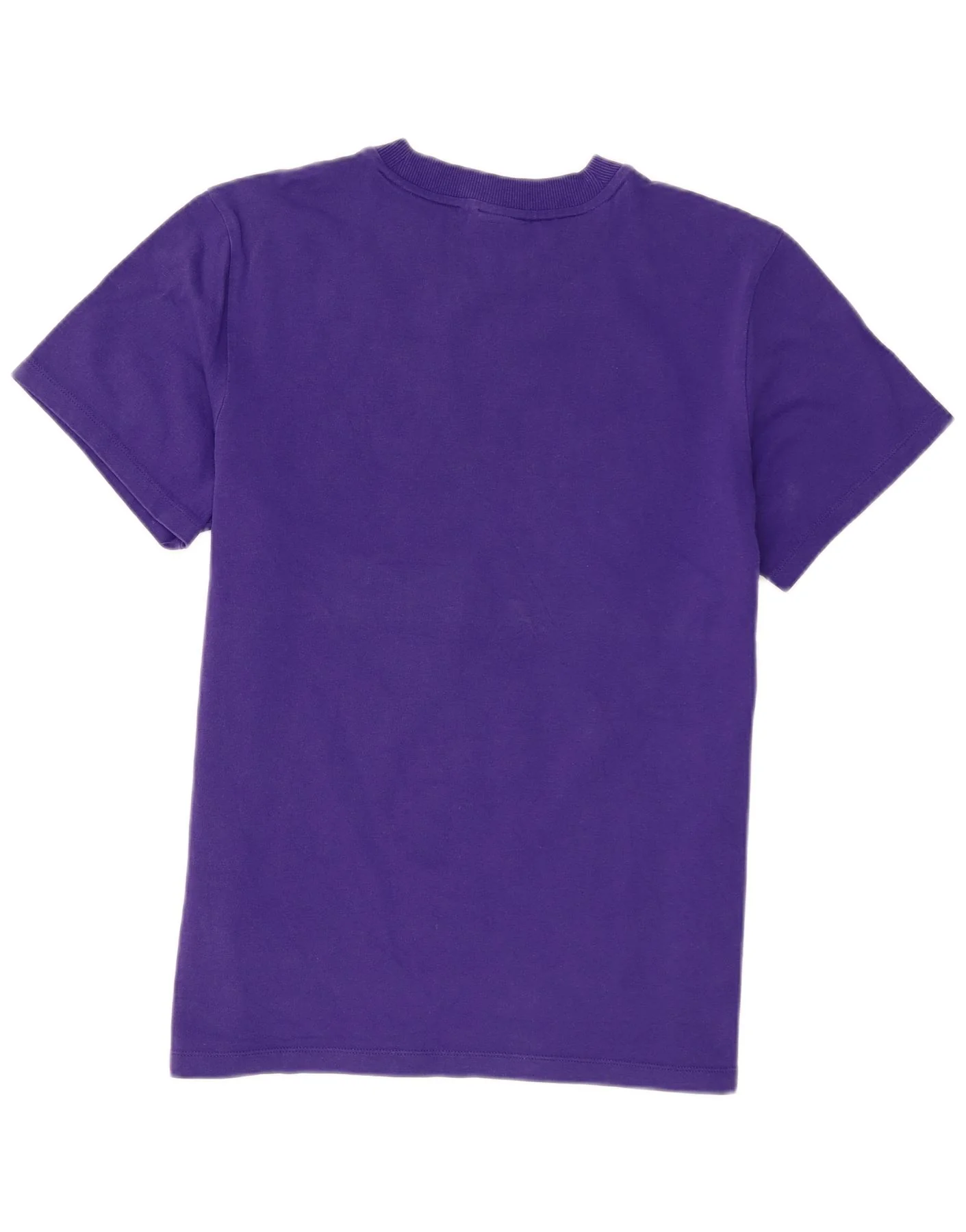 Adidas Mens Graphic T-Shirt Top Small Purple Cotton - Image 2
