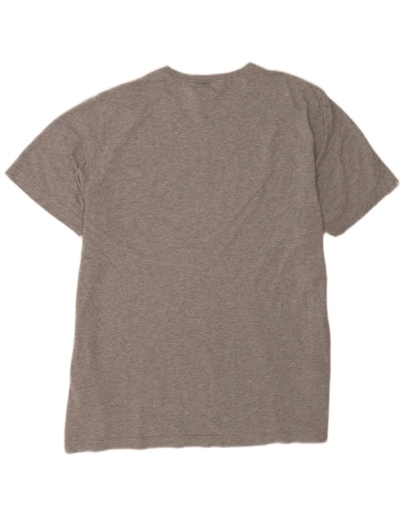 Adidas Mens Graphic T-Shirt Top XL Grey Flecked Cotton - Image 2