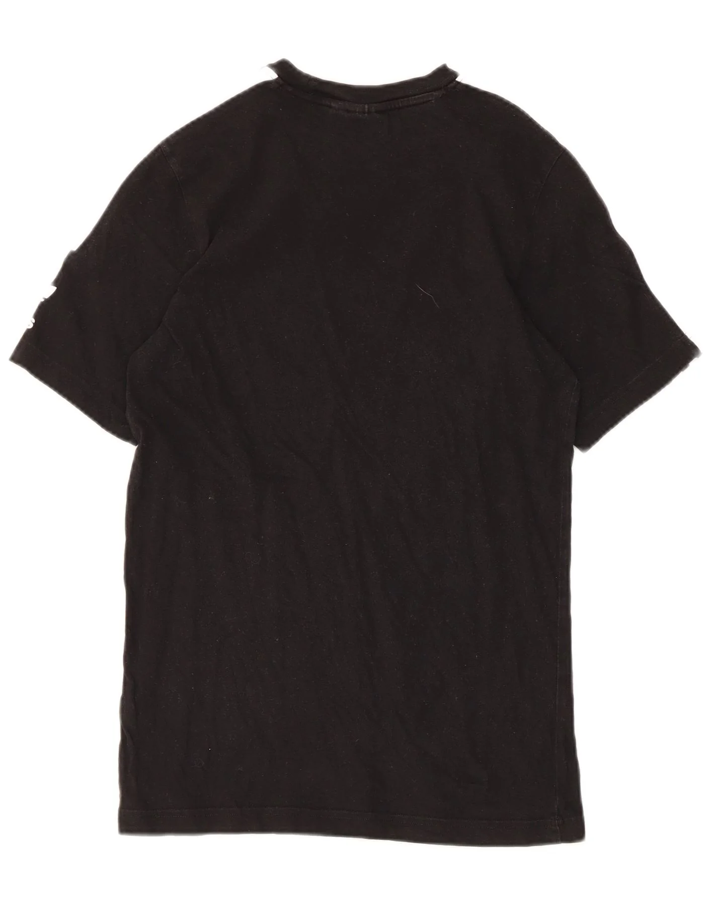 Adidas Mens Graphic T-Shirt Top XS Black - Image 2
