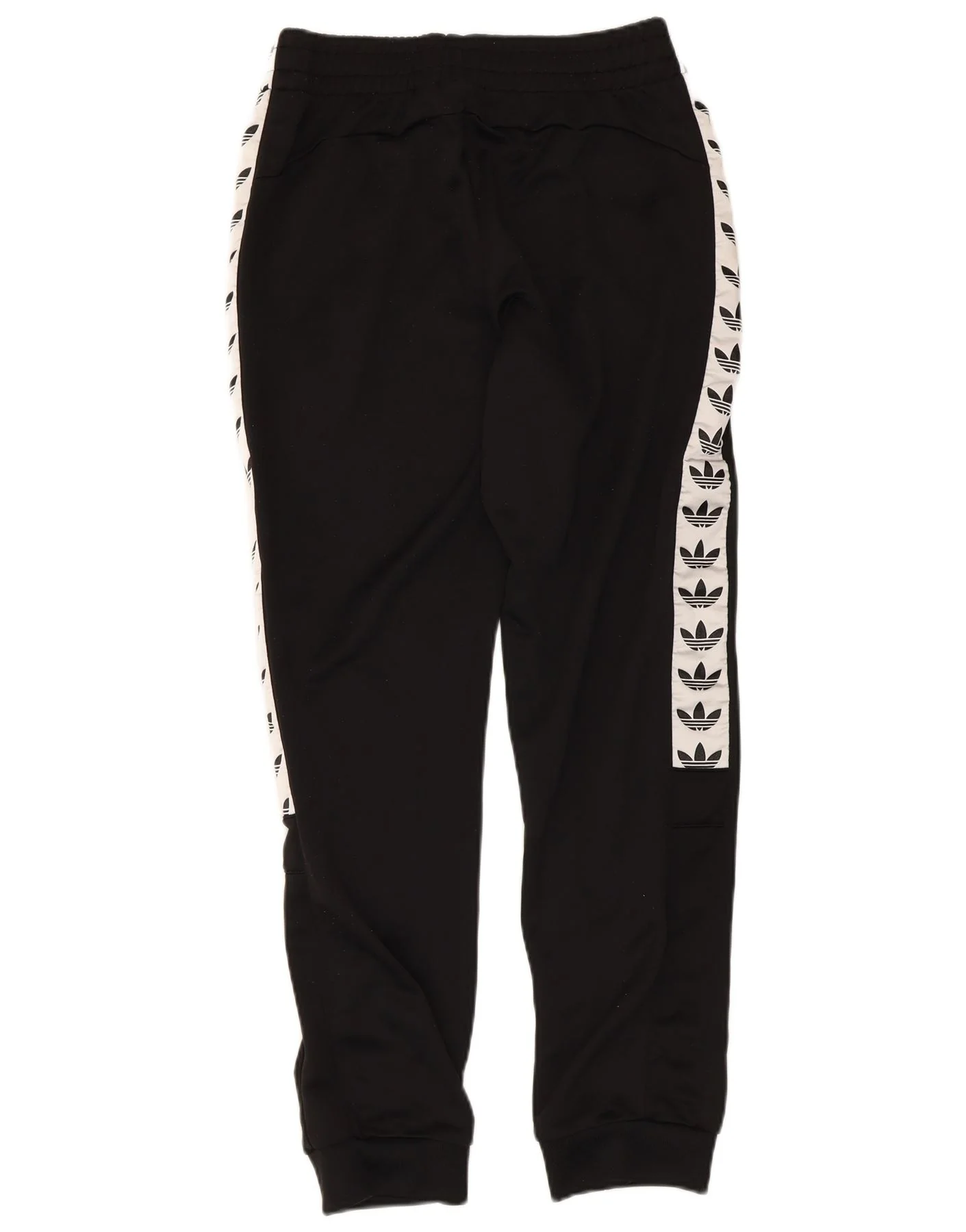 Adidas Mens Graphic Tracksuit Trousers Joggers Medium Black Colourblock - Image 2