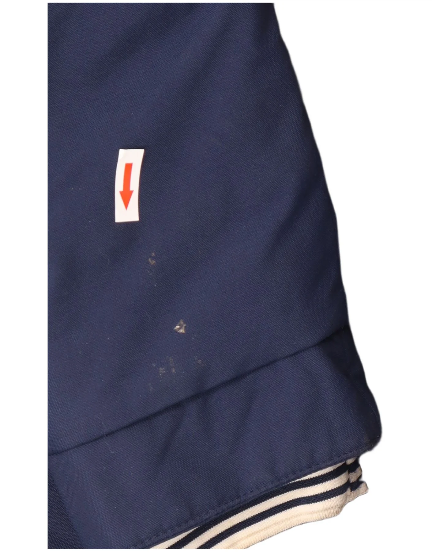 Adidas Mens Hooded Padded Coat UK 40 Large Navy Blue Polyester - Image 4