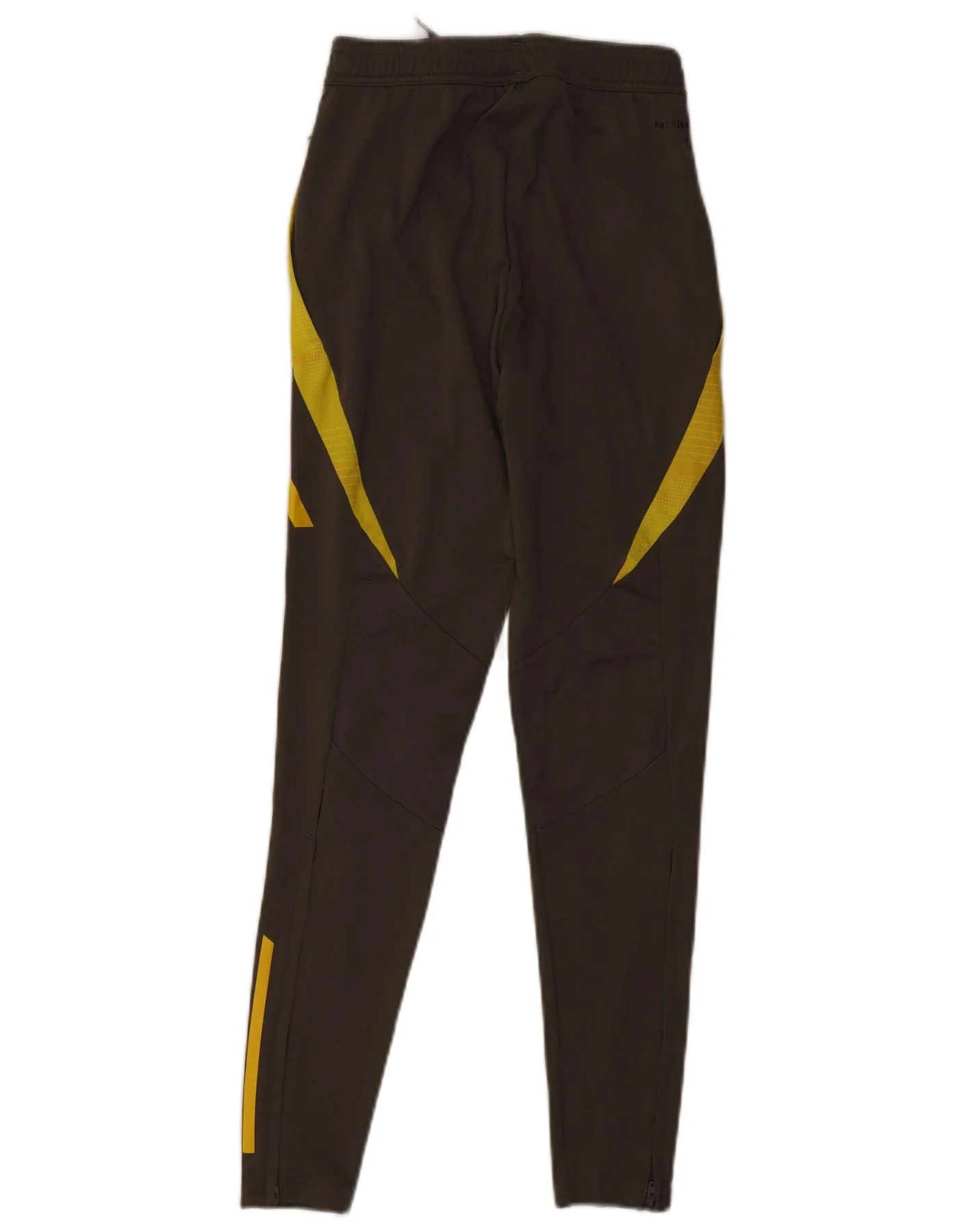 Adidas Mens Leeds United FC Graphic Tracksuit Trousers XS Grey Colourblock - Image 2