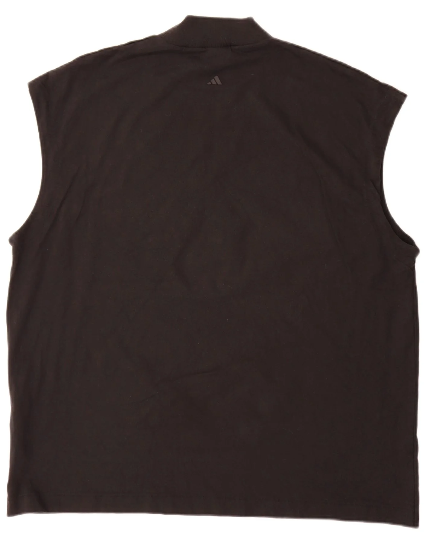 Adidas Mens Loose Fit Graphic Vest Top Medium Black Cotton - Image 2