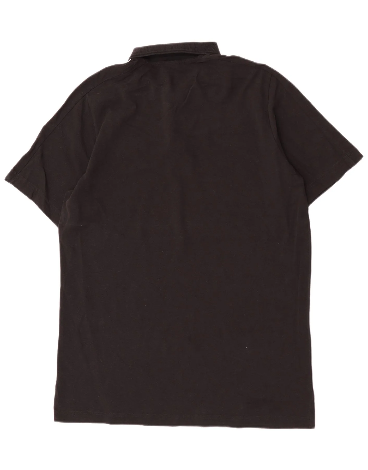 Adidas Mens Short Sleeve Regular Polo Shirt Large Black Cotton - Image 2